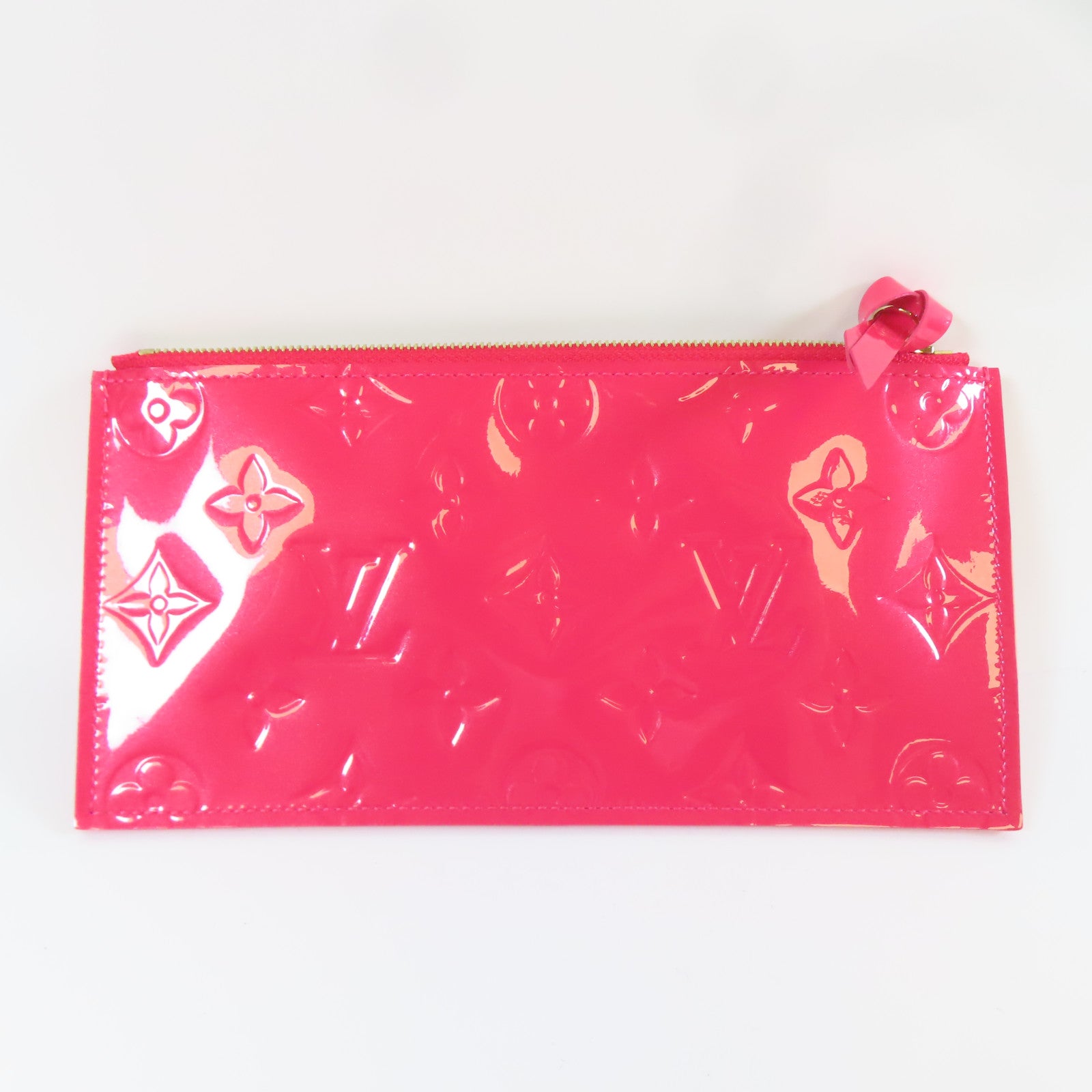 LOUIS VUITTON 【激減優惠】Vernis Felicie Pochette金扣鏈帶肩背袋粉紅色