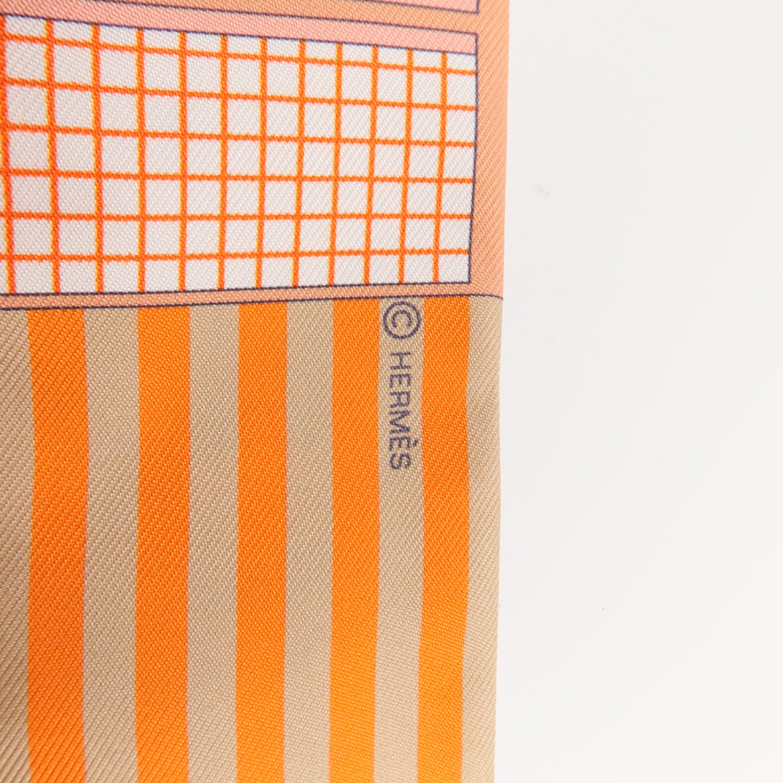 HERMES 絲質Twilly絲巾