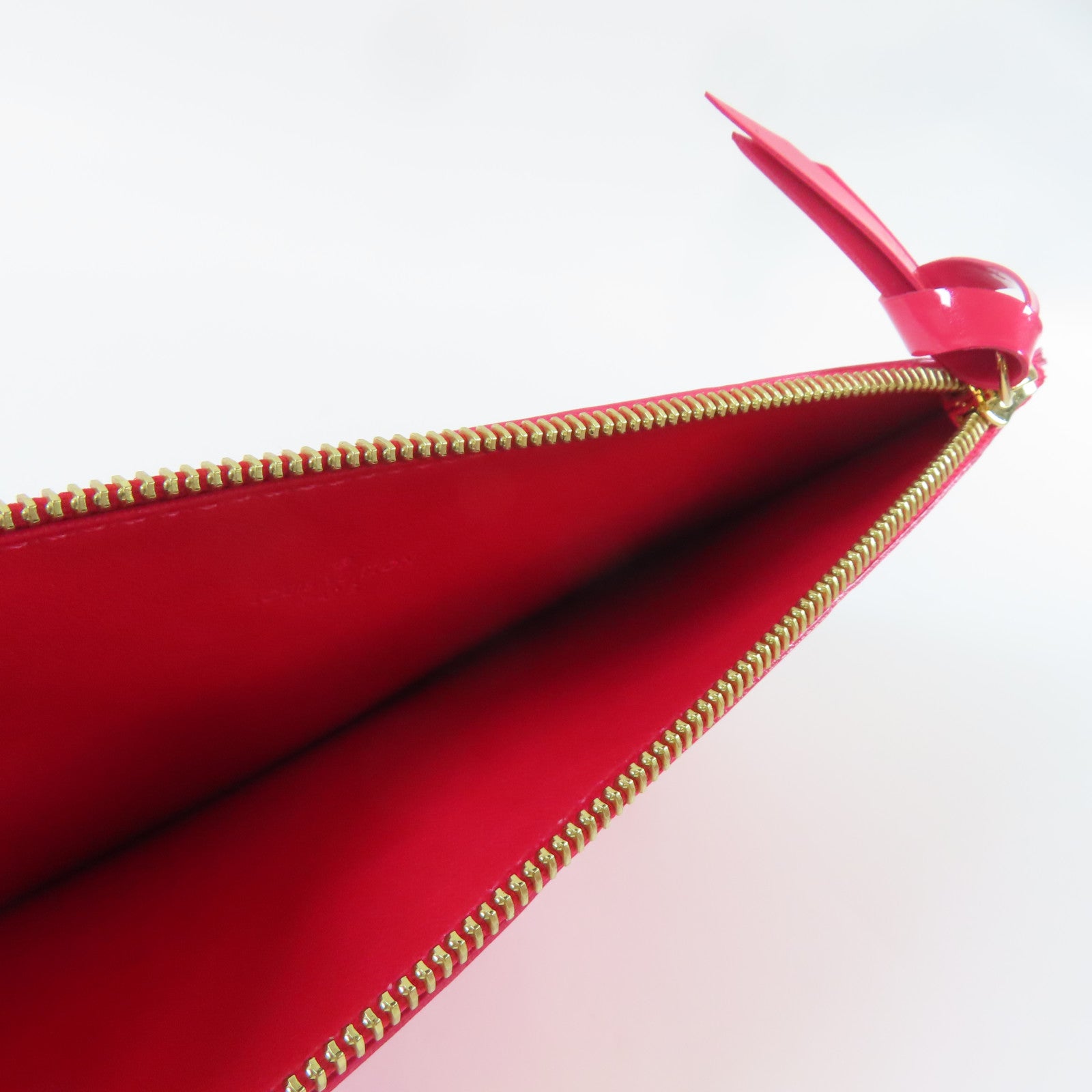 LOUIS VUITTON 【激減優惠】Vernis Felicie Pochette金扣鏈帶肩背袋粉紅色