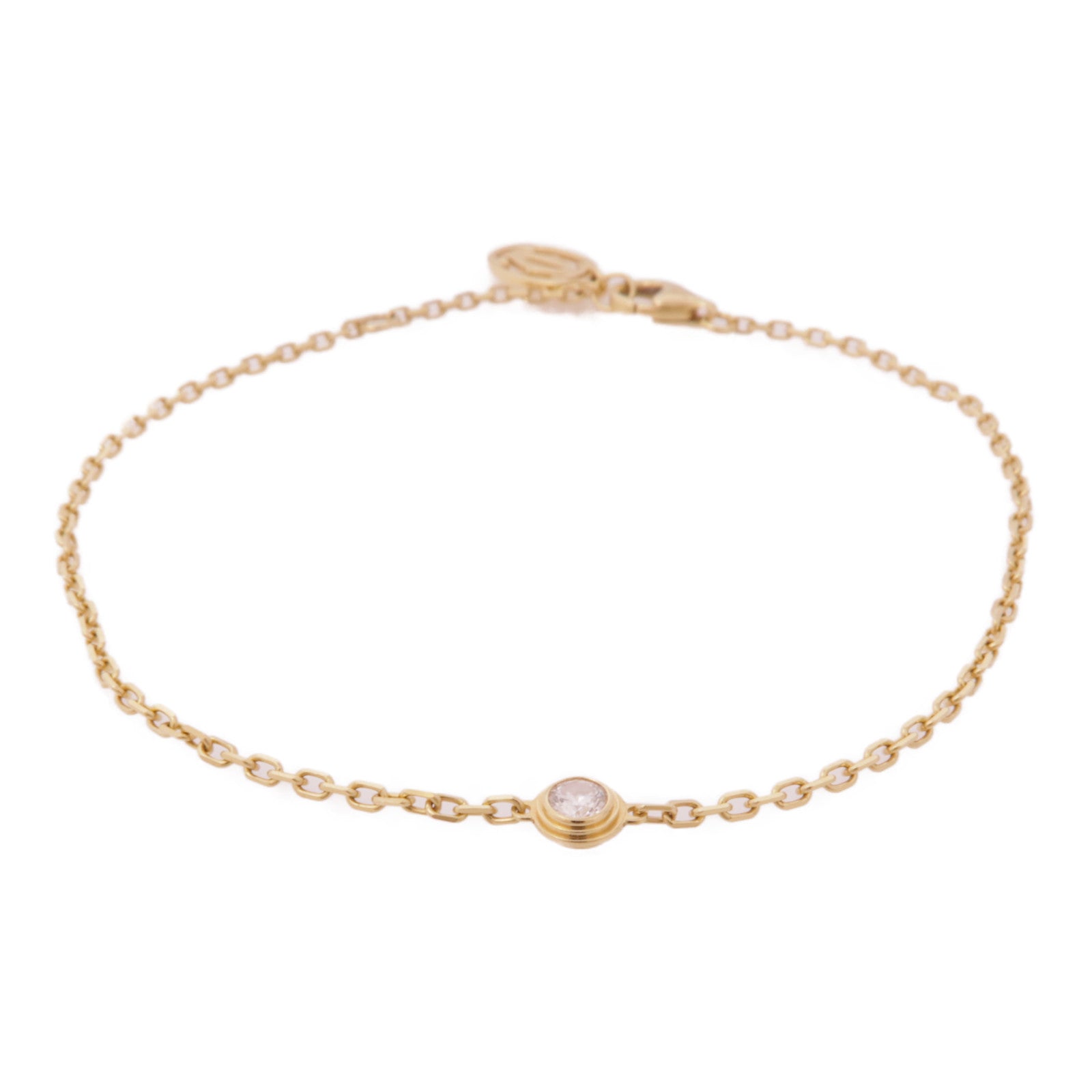 CARTIER 18K玫瑰金Diamond Bracelet鑽石手鏈