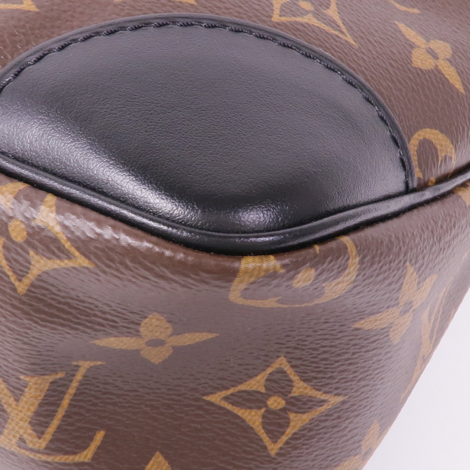 LOUIS VUITTON LV GHW Odeon MM Shoulder Bag M45352 Monogram Brown