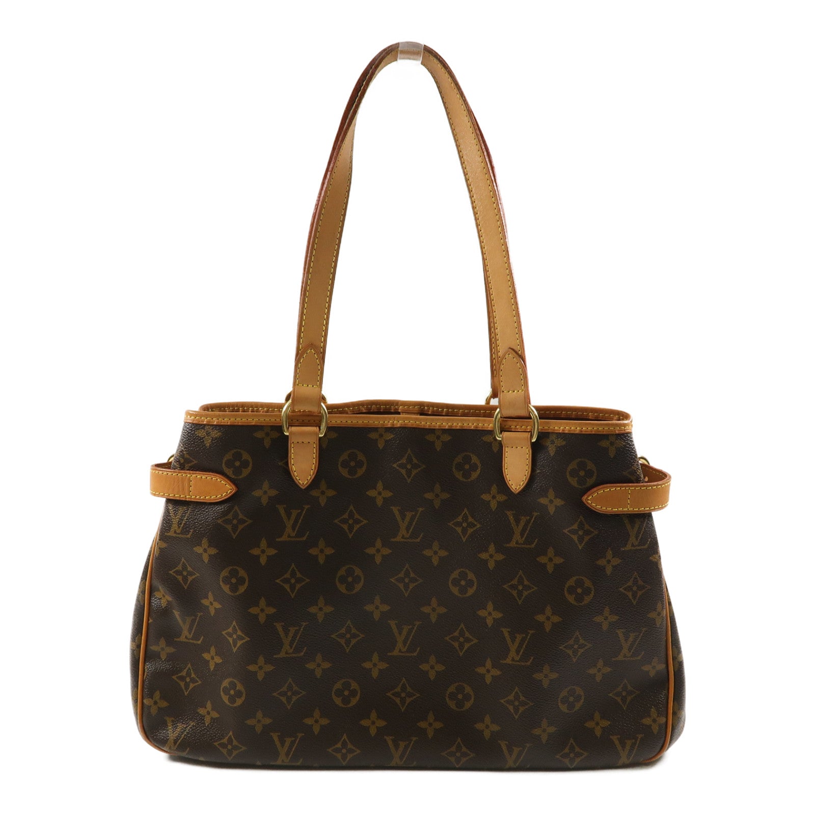 LOUIS VUITTON Monogram Batignolles Horizontal金扣肩背袋啡色
