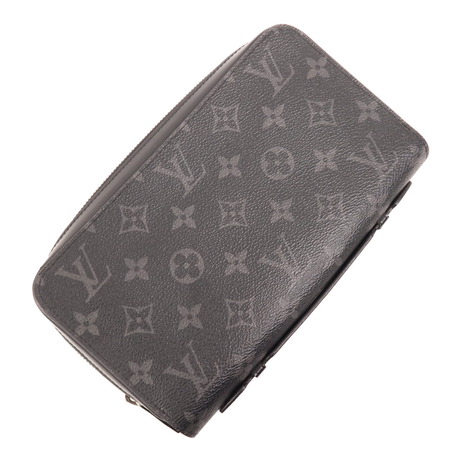 LOUIS VUITTON Monogram Eclipse Zippy XL Wallet銀扣長錢包