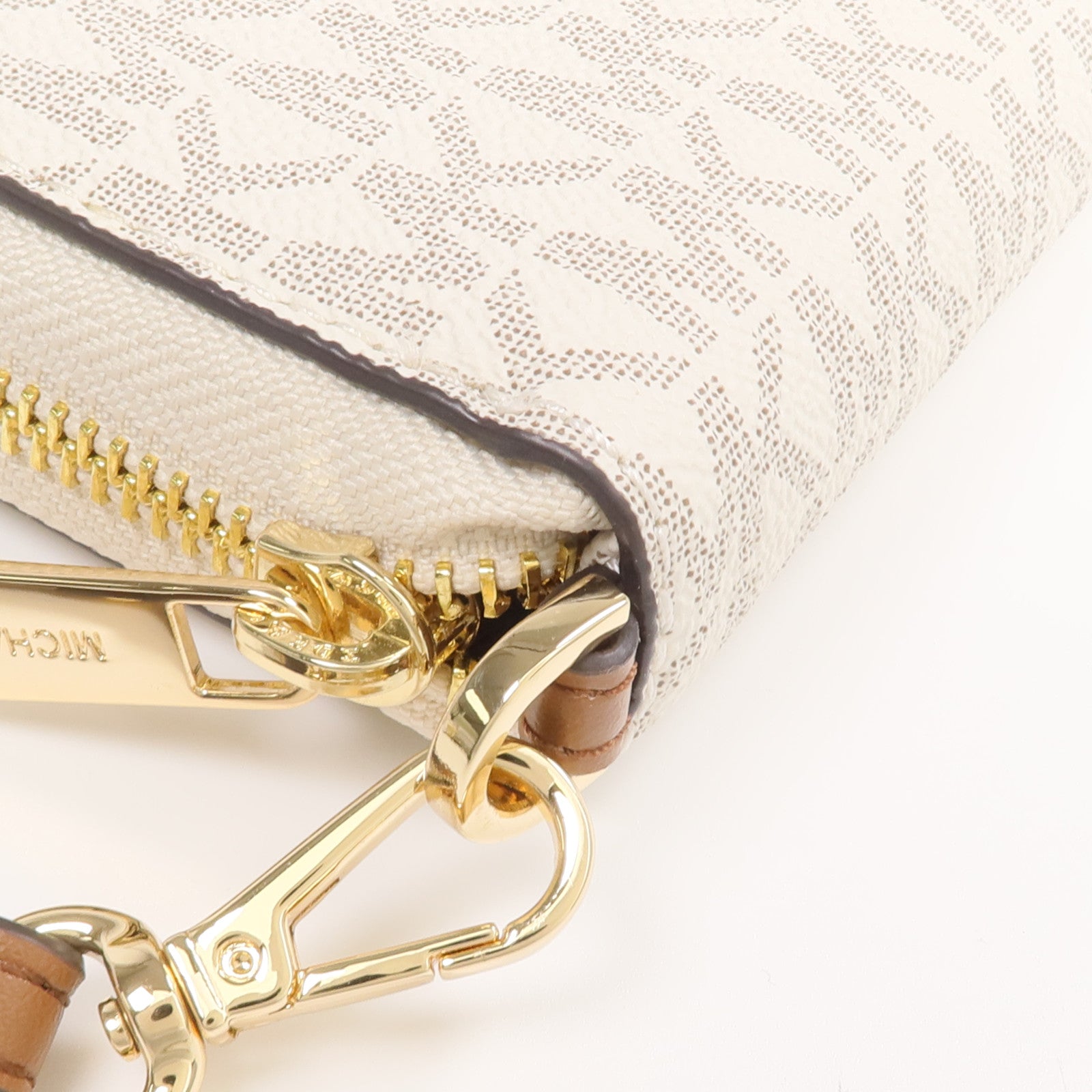 Michael Kors 塗層帆布Long Wallet金扣長錢包