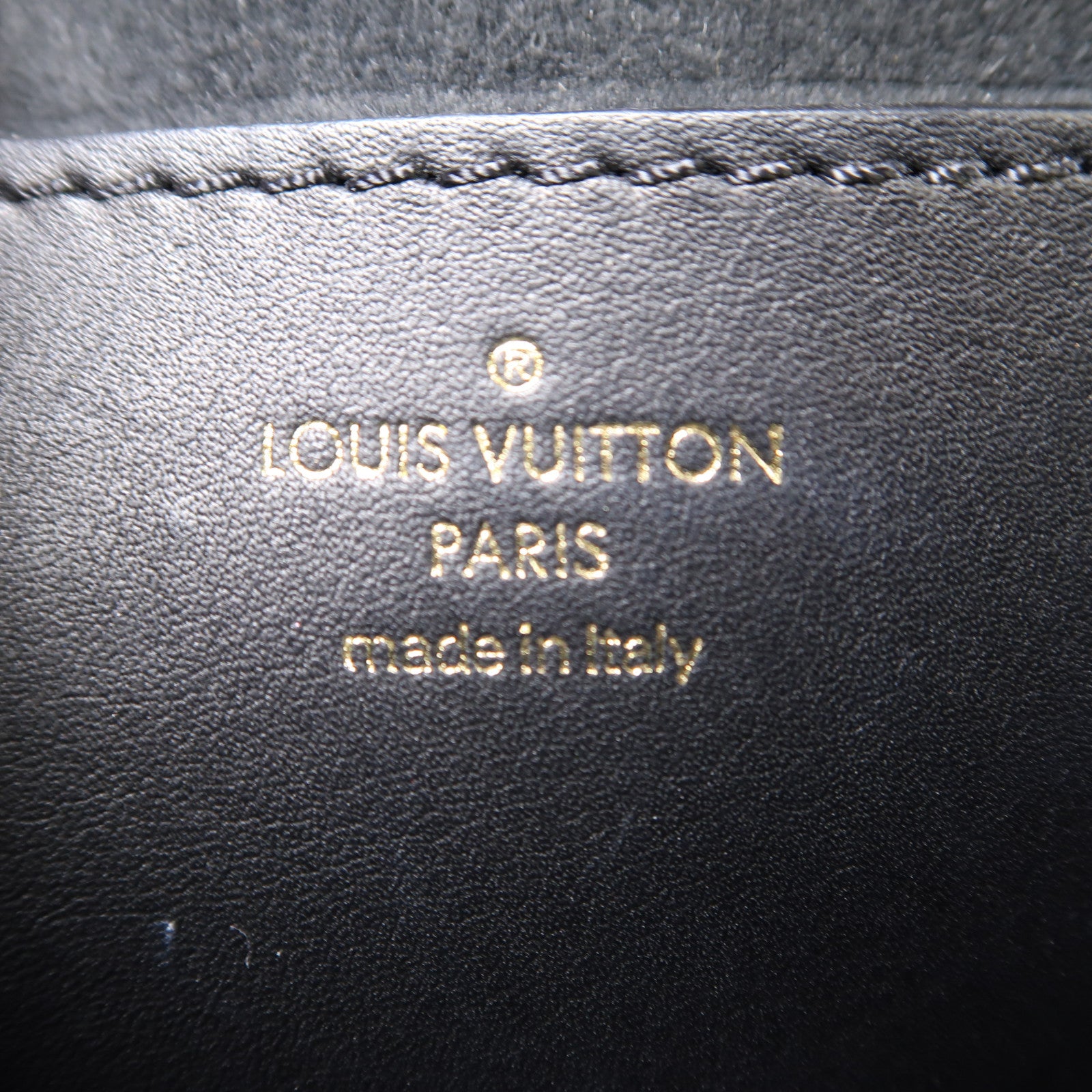 LOUIS VUITTON 牛皮皮革New Wave金扣手挽肩背兩用袋黑色