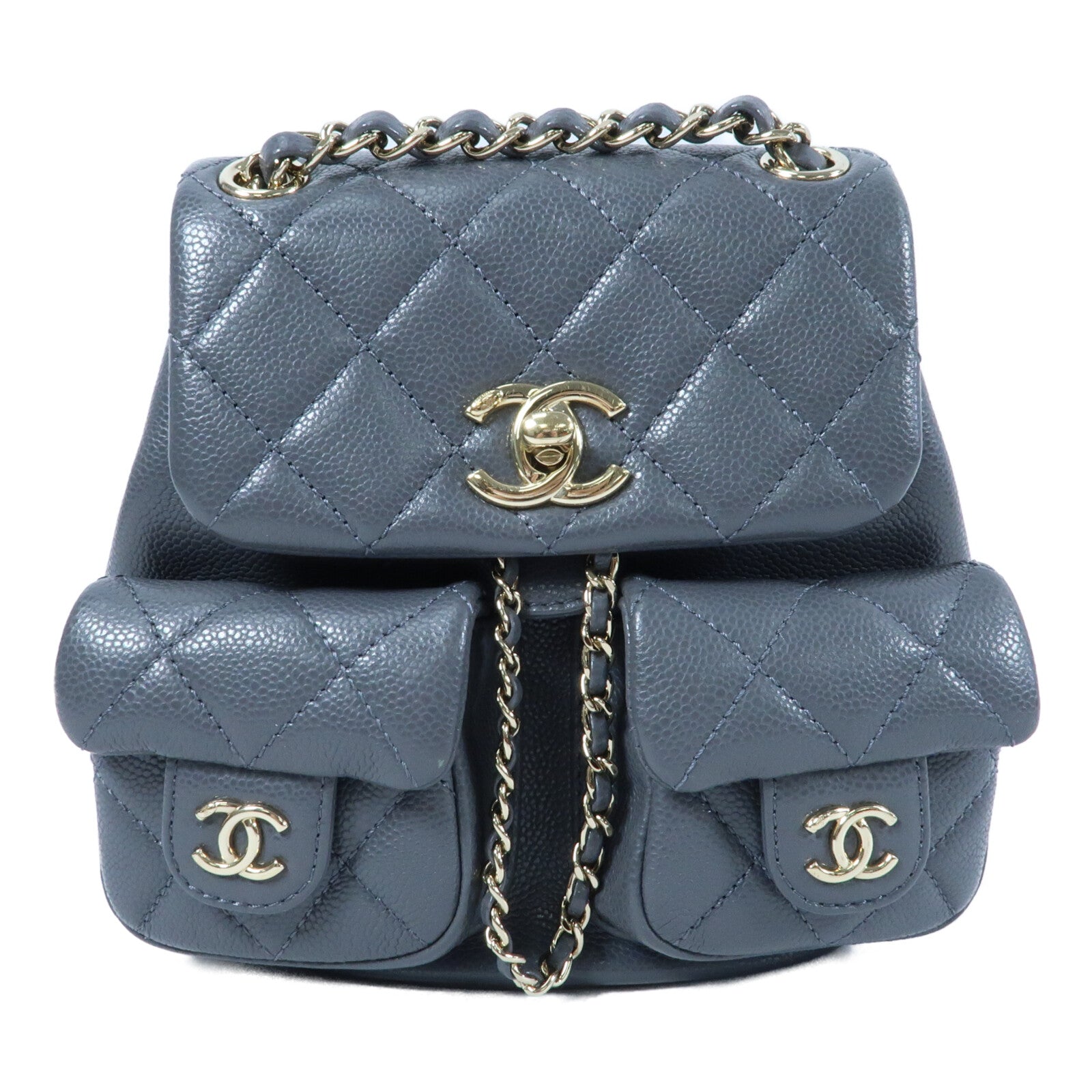 CHANEL Duma Backpack Mini鏈帶背包