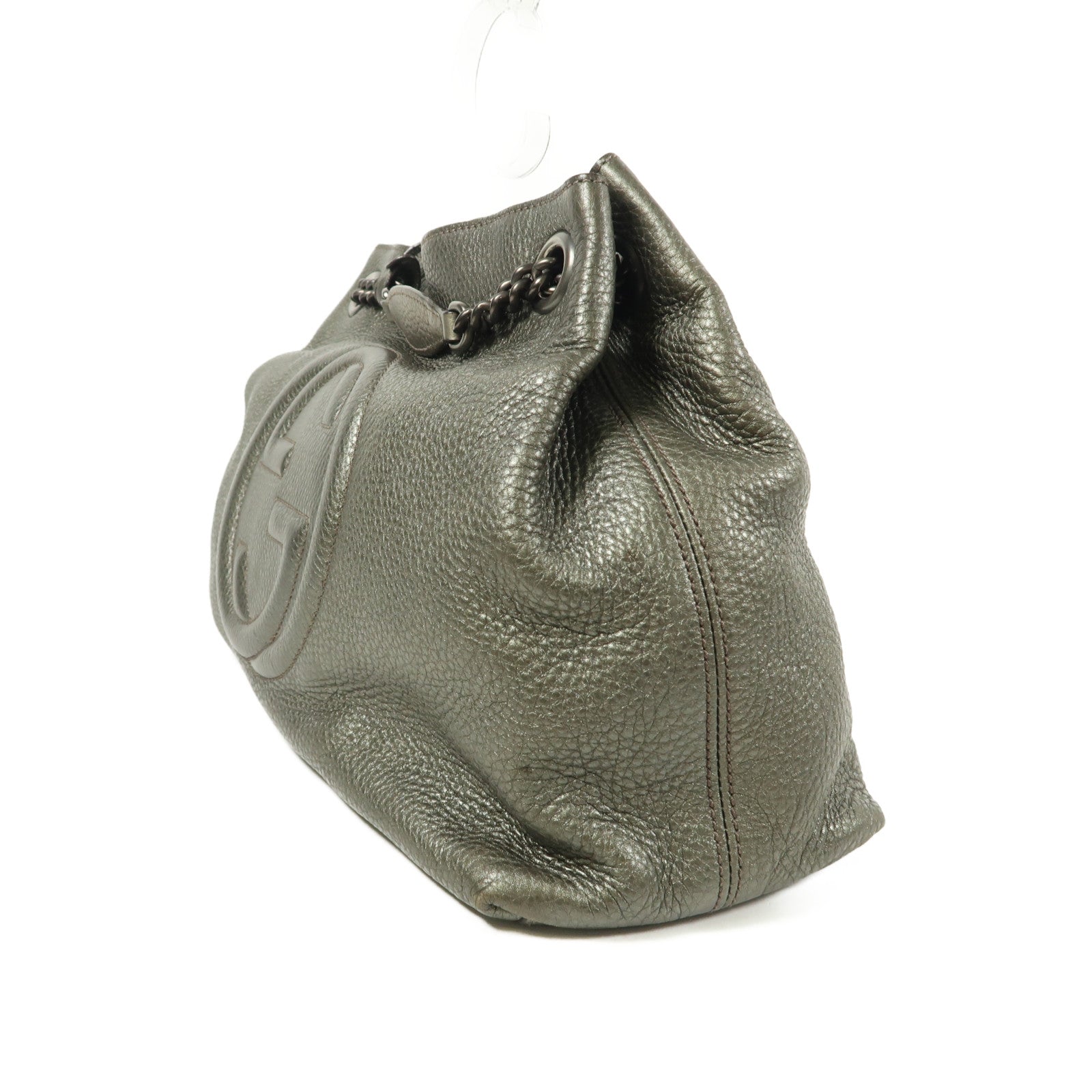 GUCCI 牛皮皮革Shoulder Bag鏈帶肩背袋