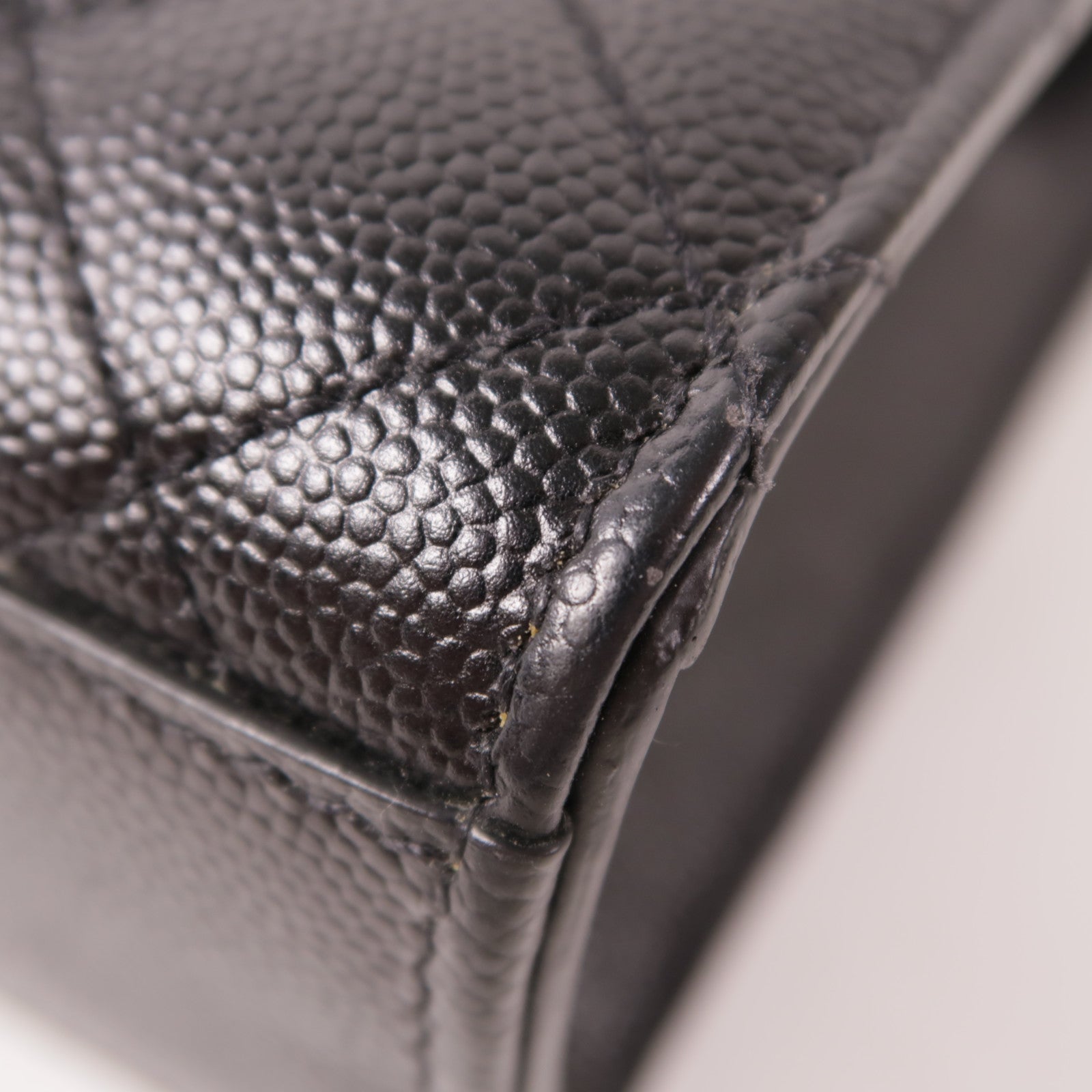 YVES SAINT LAURENT 牛皮皮革Chain Shoulder銀扣肩背袋
