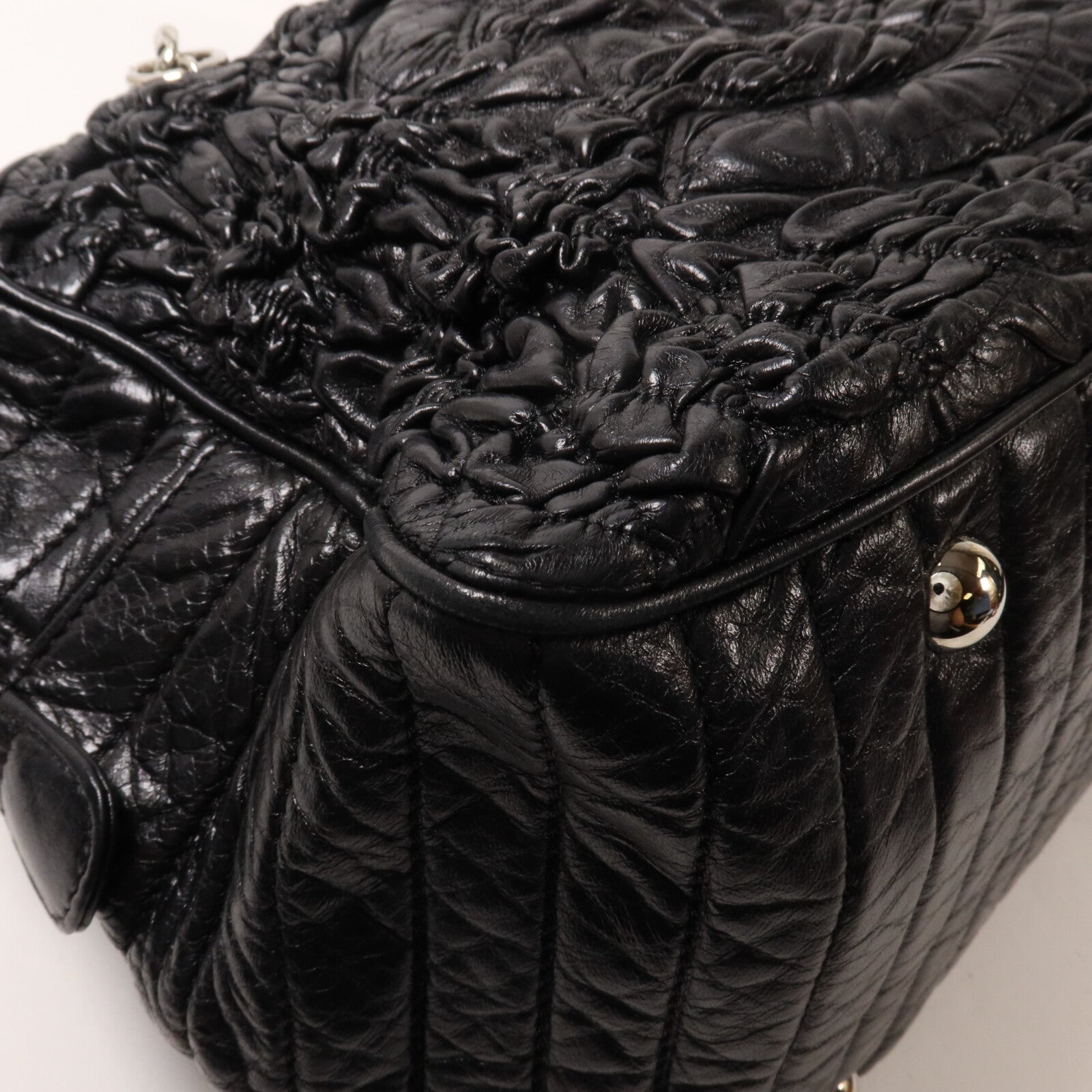 CHANEL 牛皮皮革Chain Shoulder Bag鏈帶肩背袋