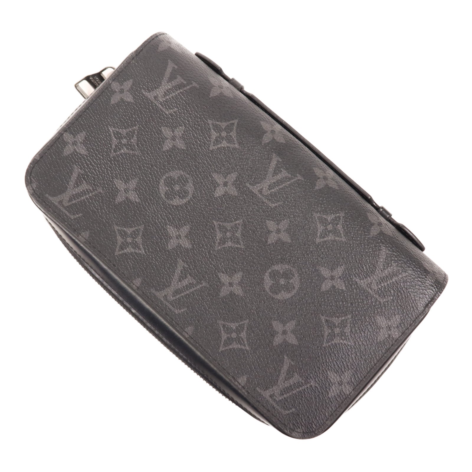 LOUIS VUITTON Monogram Eclipse Zippy XL Wallet銀扣長錢包