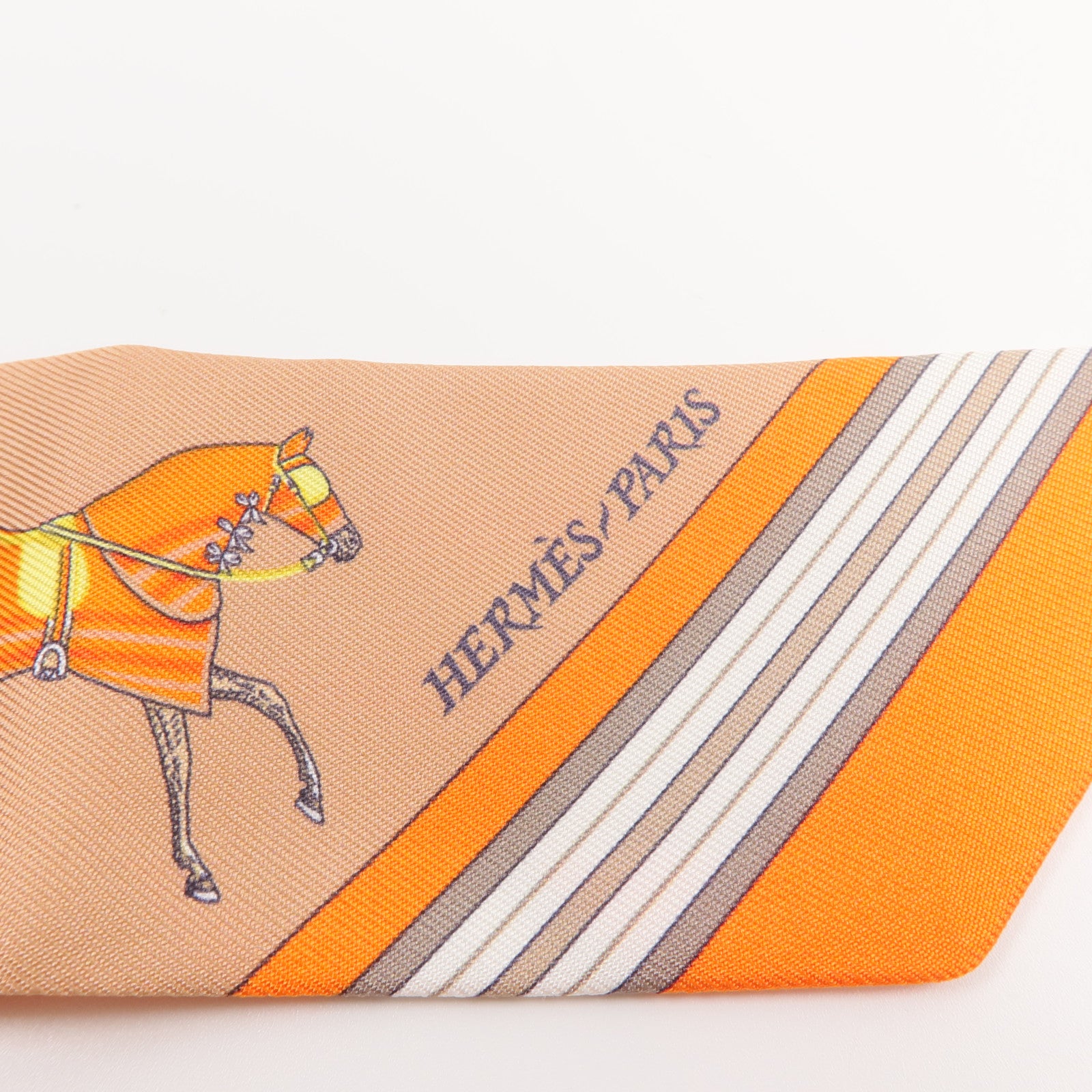 HERMES 絲質Twilly絲巾