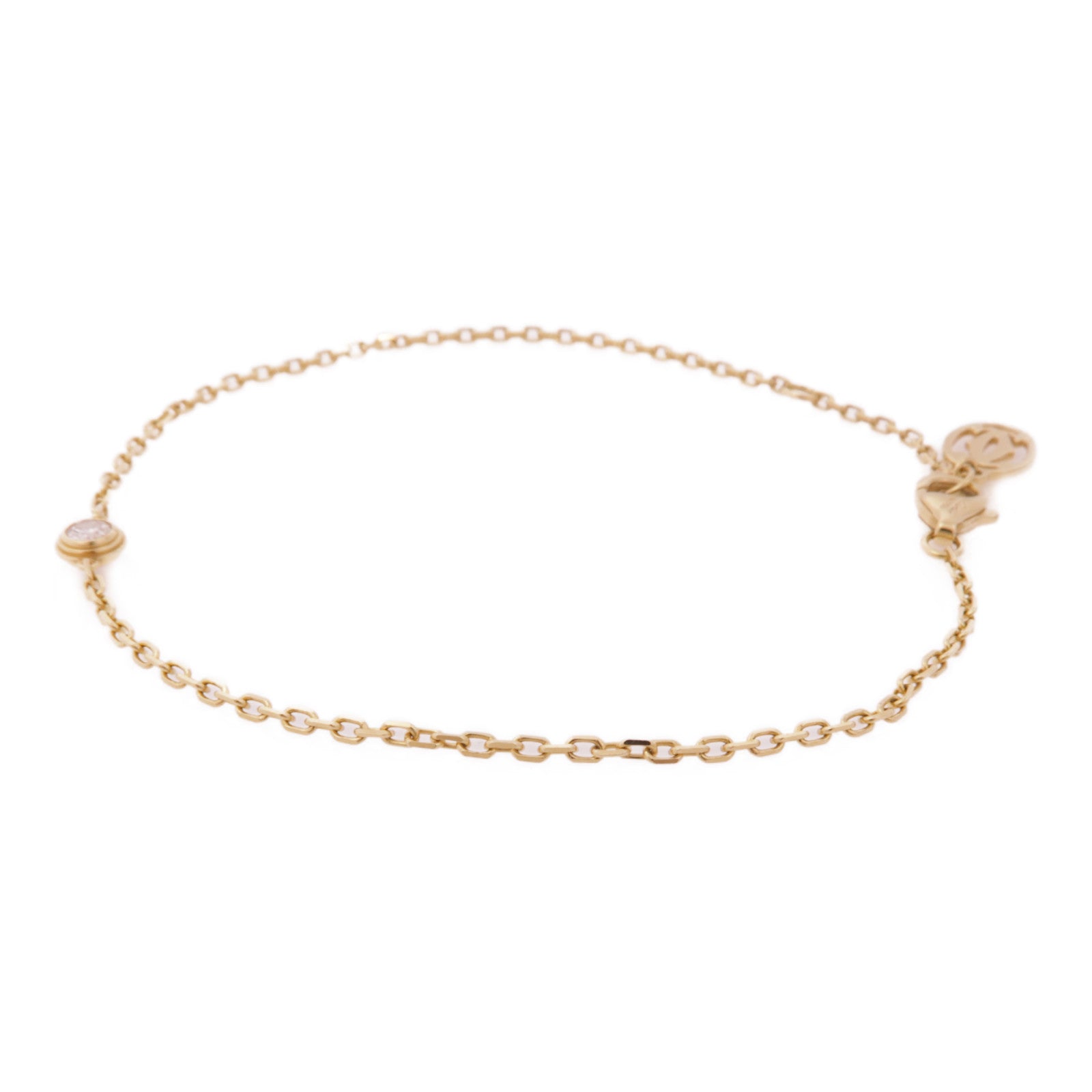 CARTIER 18K玫瑰金Diamond Bracelet鑽石手鏈