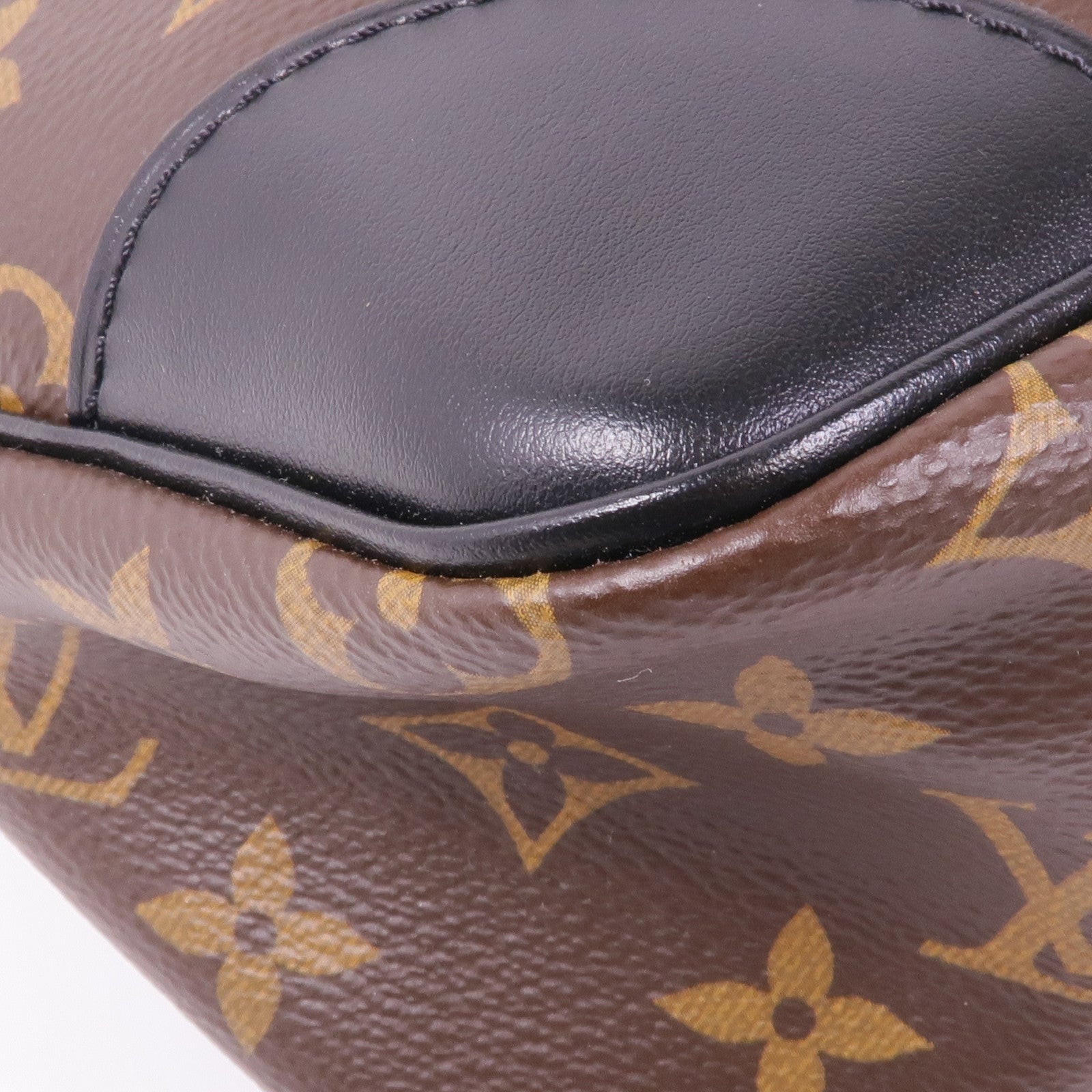 LOUIS VUITTON LV GHW Odeon MM Shoulder Bag M45352 Monogram Brown