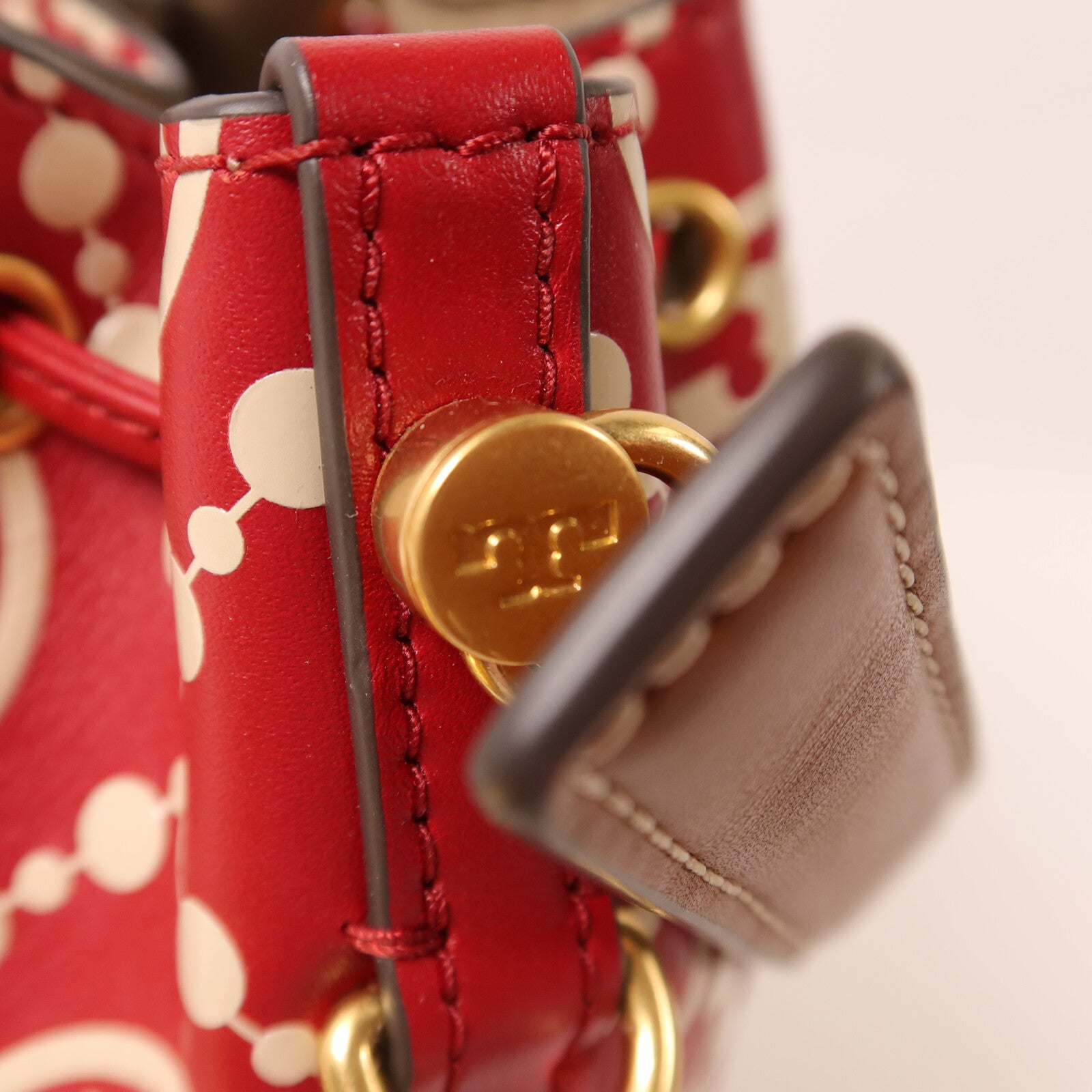 Tory Burch 牛皮皮革Bucket Bag手挽肩背兩用袋