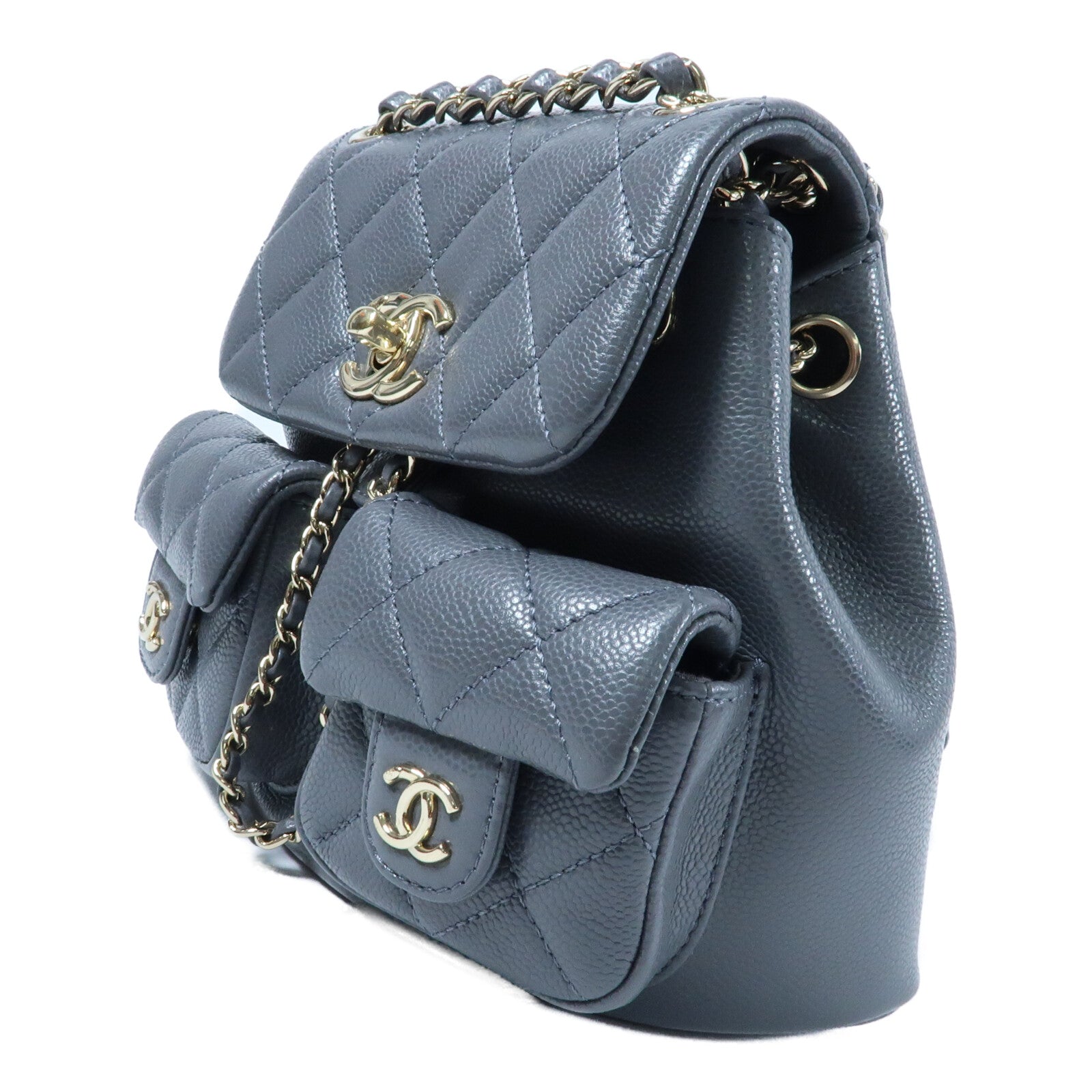 CHANEL Duma Backpack Mini鏈帶背包