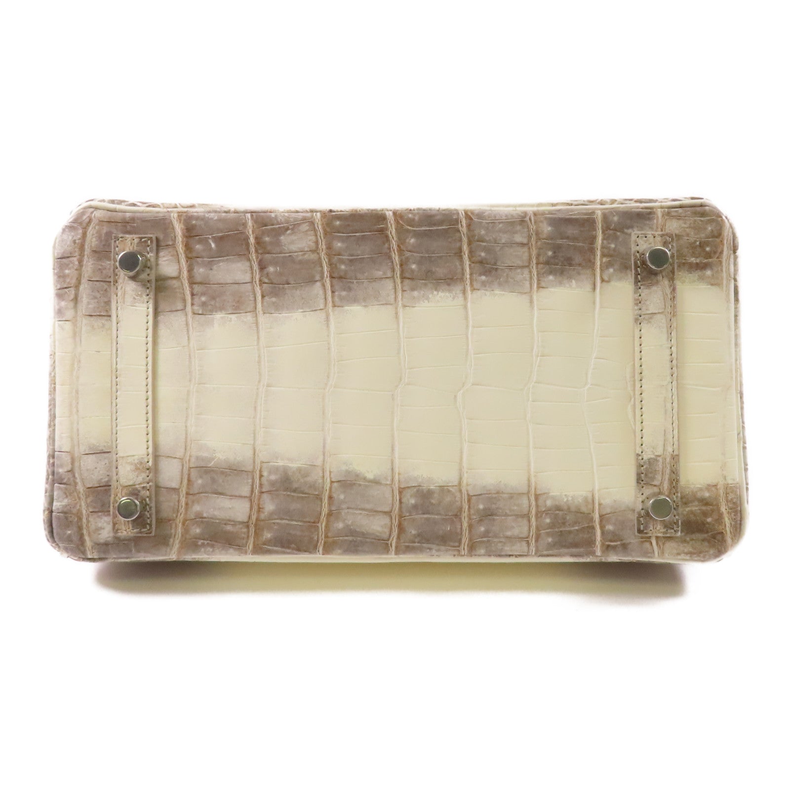 HERMES Niloticus Matt Birkin 30 Himalayan銀扣手挽袋