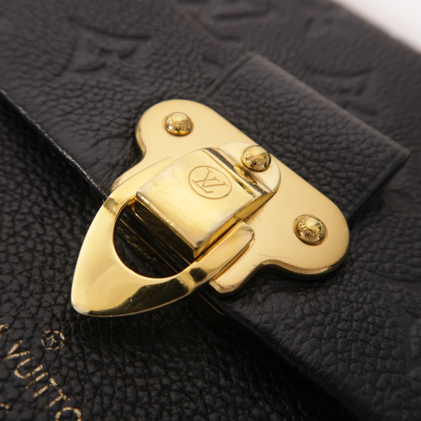 LOUIS VUITTON Monogram Empreinte Vavin BB金扣鏈帶肩背袋