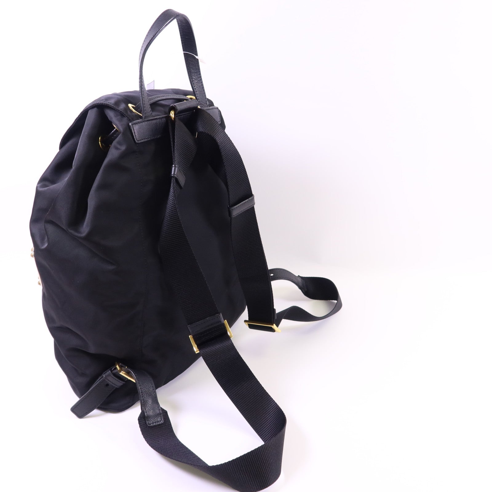 PRADA 尼龍Robot Rucksack銀扣背包1BZ032