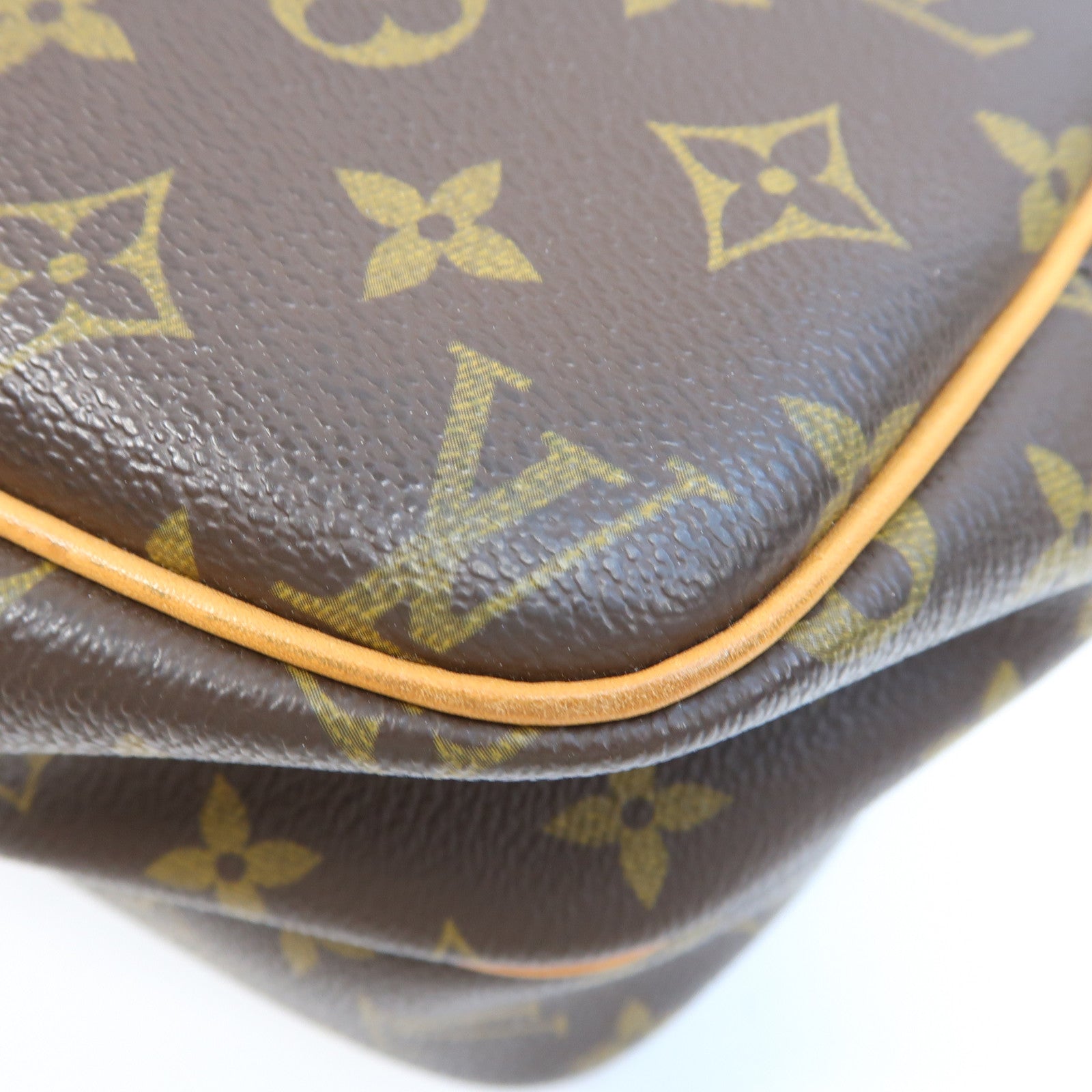 LOUIS VUITTON Monogram Reporter金扣肩背袋啡色