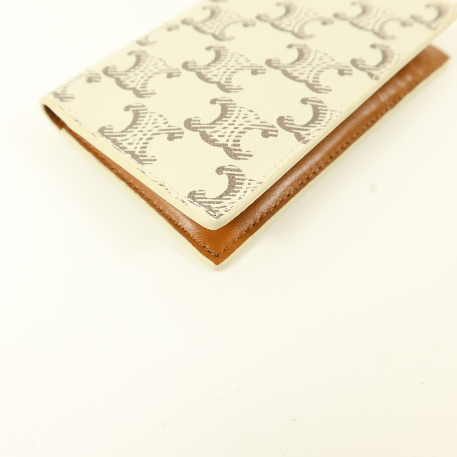 CELINE 塗層帆布Triomphe Card Holder卡片套