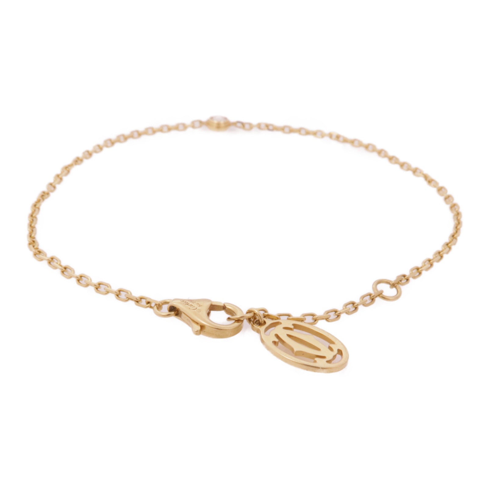 CARTIER 18K玫瑰金Diamond Bracelet鑽石手鏈