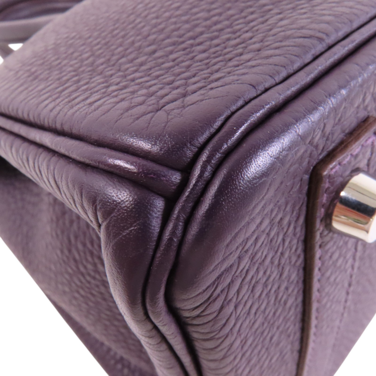 HERMES Togo皮革Birkin 30銀扣手挽袋
