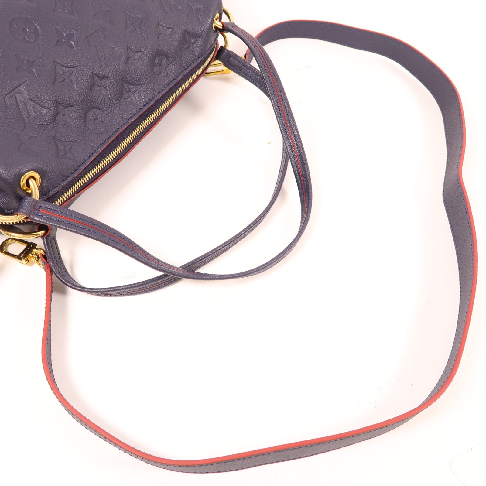 LOUIS VUITTON Monogram Empreinte Ponthieu PM金扣手挽肩背兩用袋
