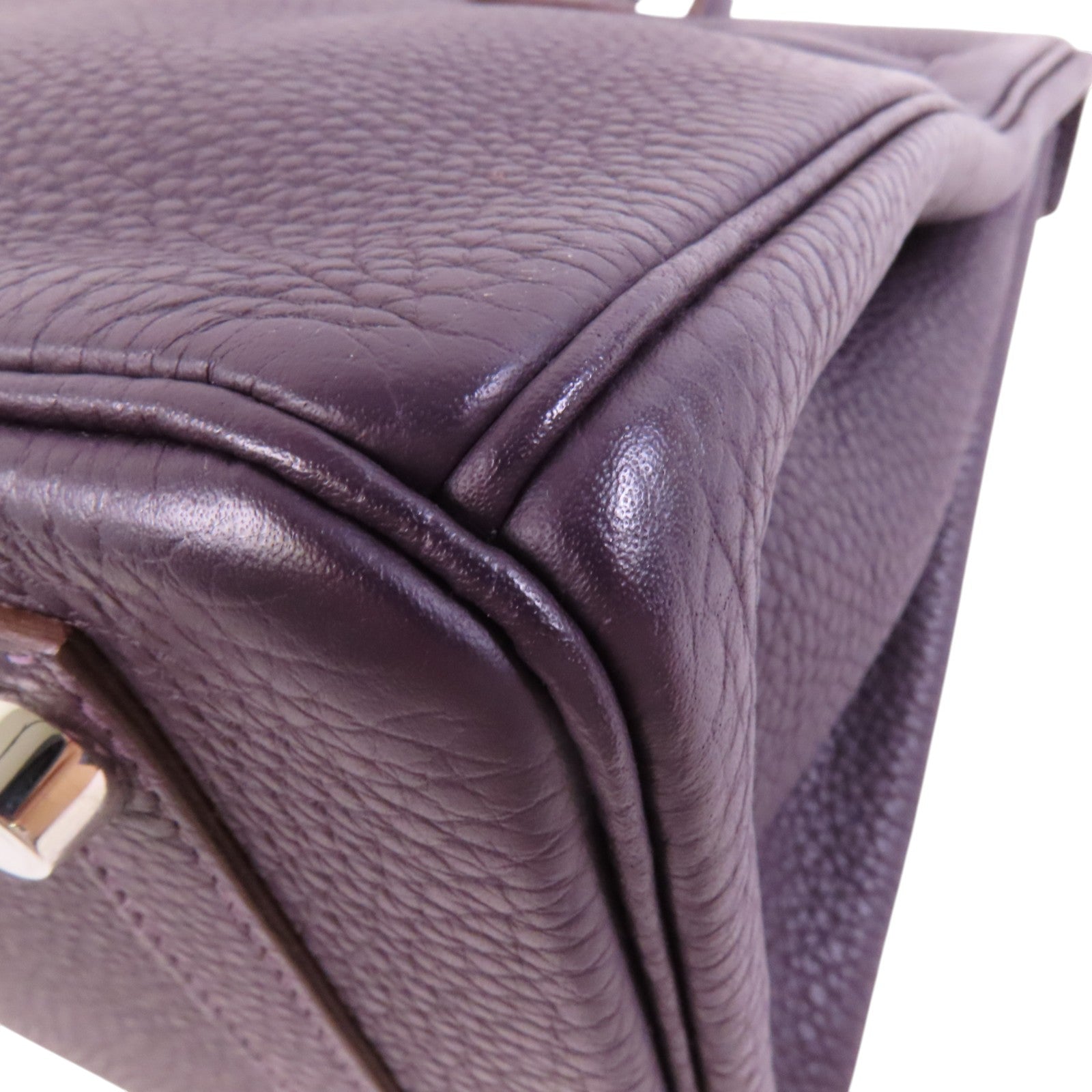 HERMES Togo皮革Birkin 30銀扣手挽袋