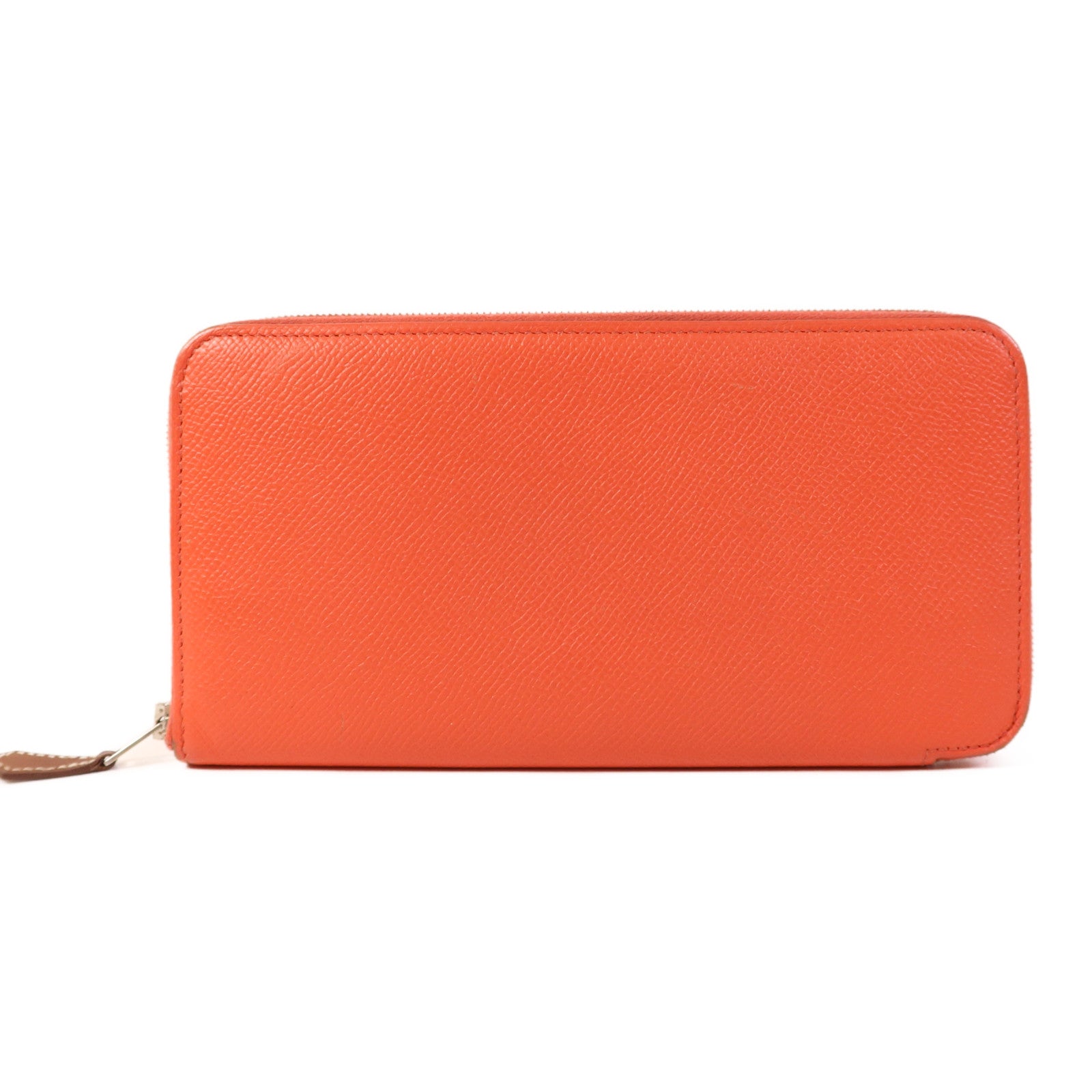 HERMES Epsom皮革Silk'In Long Wallet銀扣長錢包Rose Jaipur