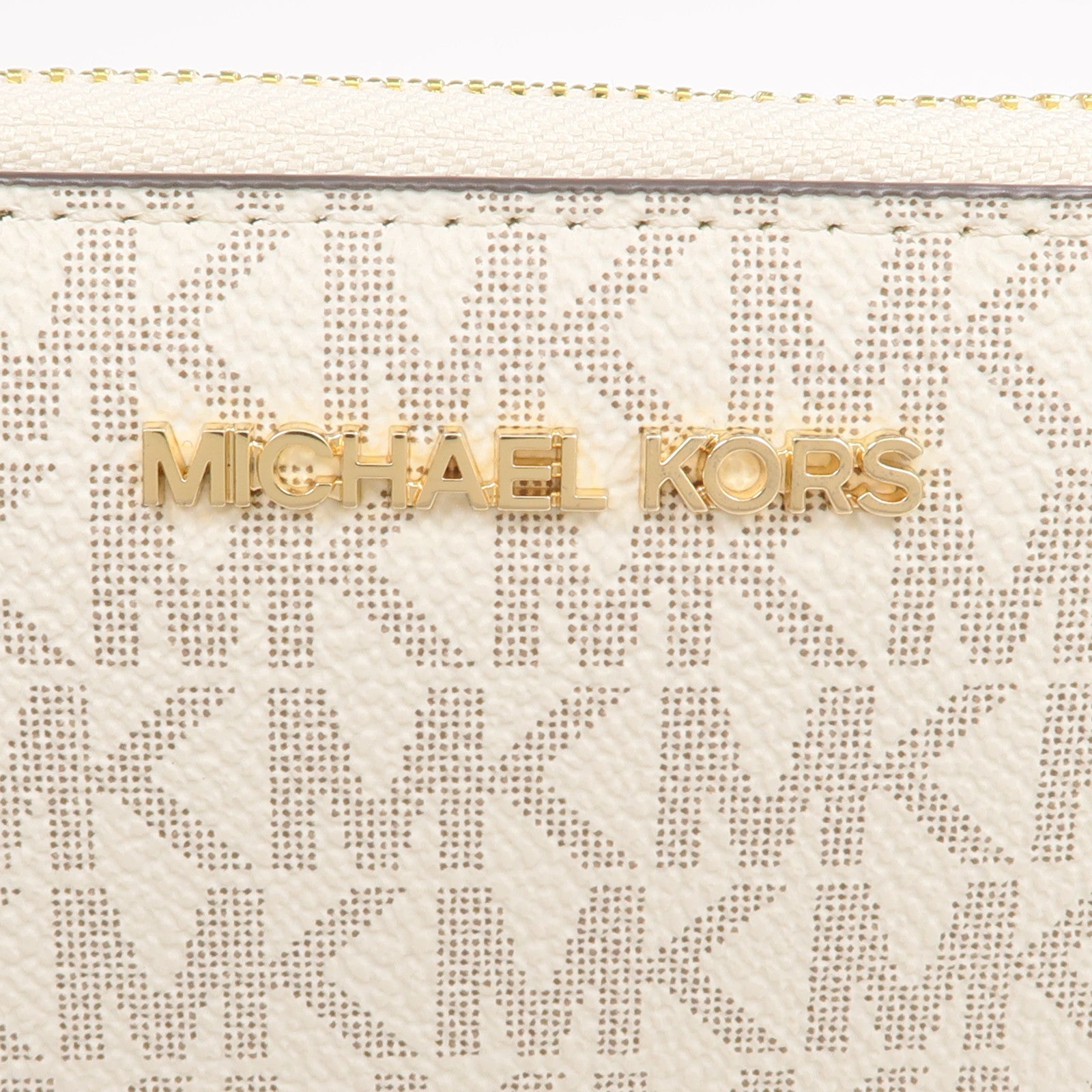Michael Kors 塗層帆布Long Wallet金扣長錢包