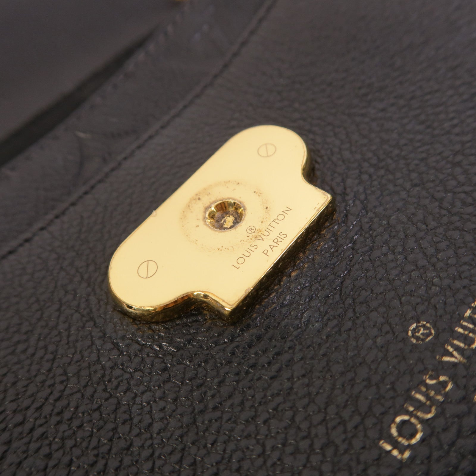 LOUIS VUITTON Monogram Empreinte Vavin BB金扣鏈帶肩背袋