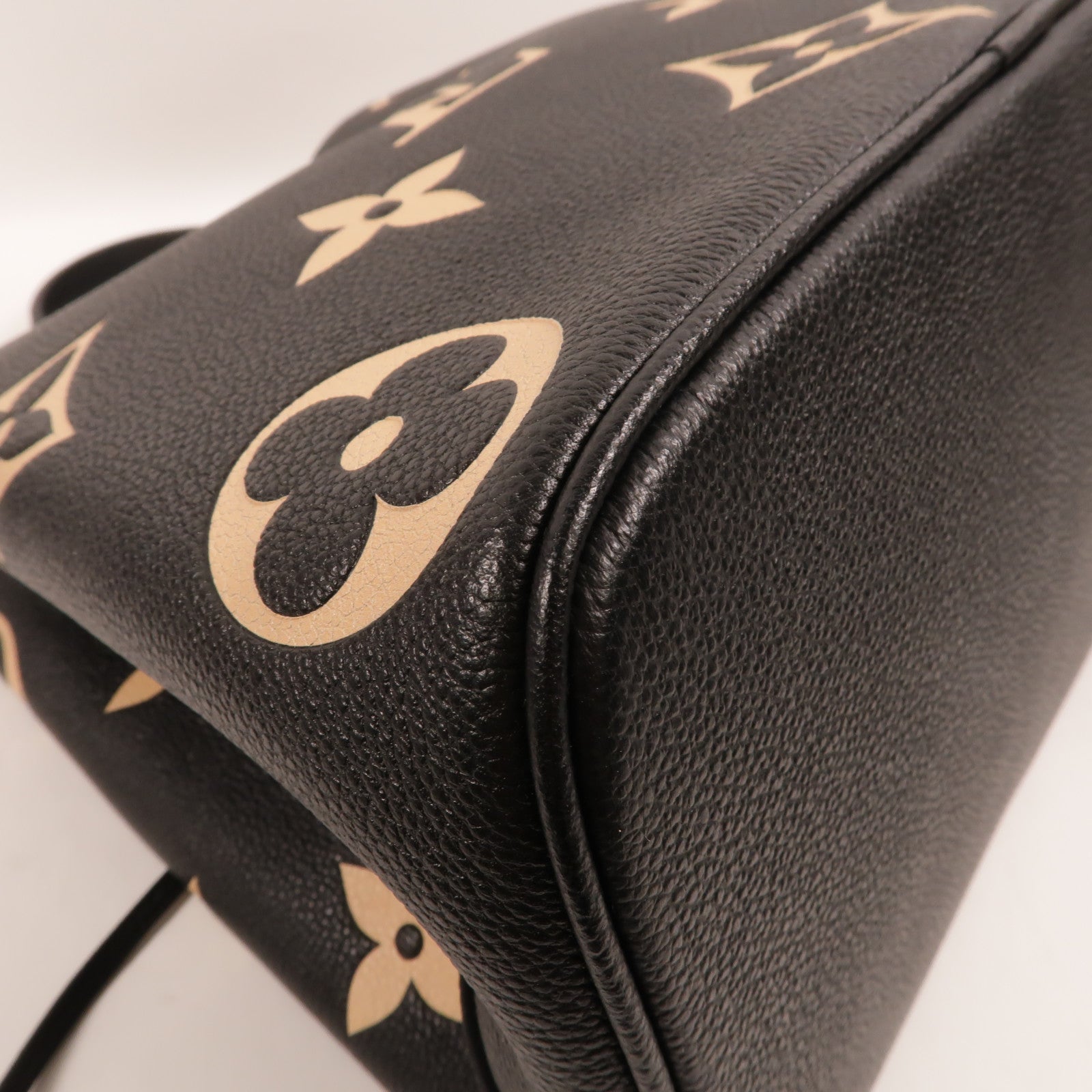 LOUIS VUITTON Monogram Empreinte Bicolor Neo Noe MM金扣手挽肩背兩用袋
