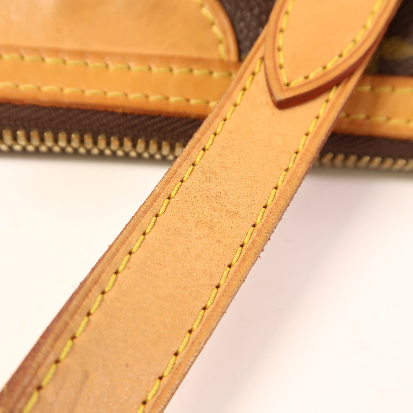 LOUIS VUITTON Monogram Palermo PM金扣手挽肩背兩用袋棕色