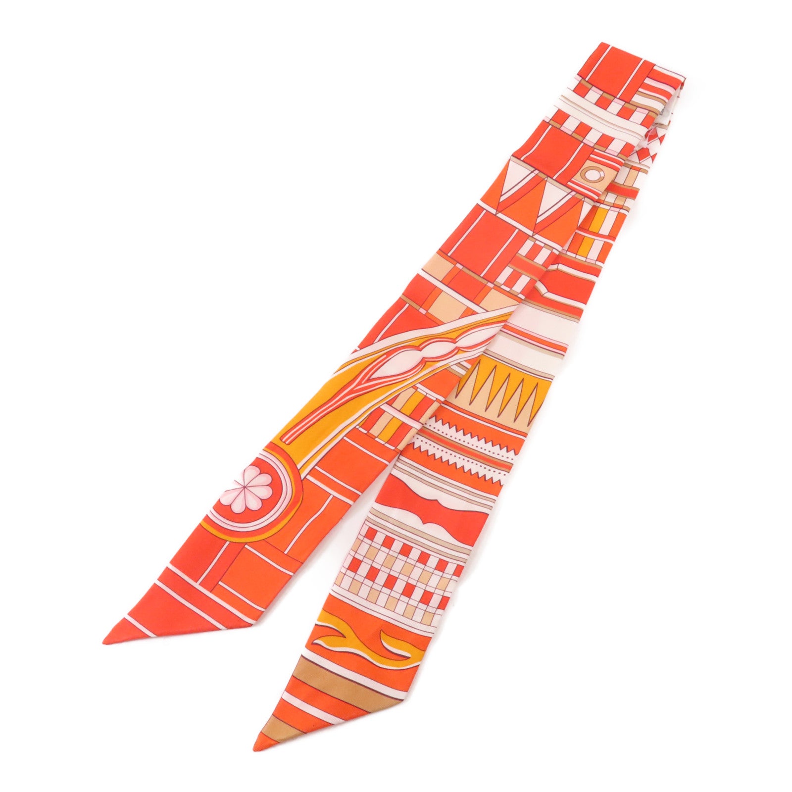 HERMES 絲質Twilly絲巾