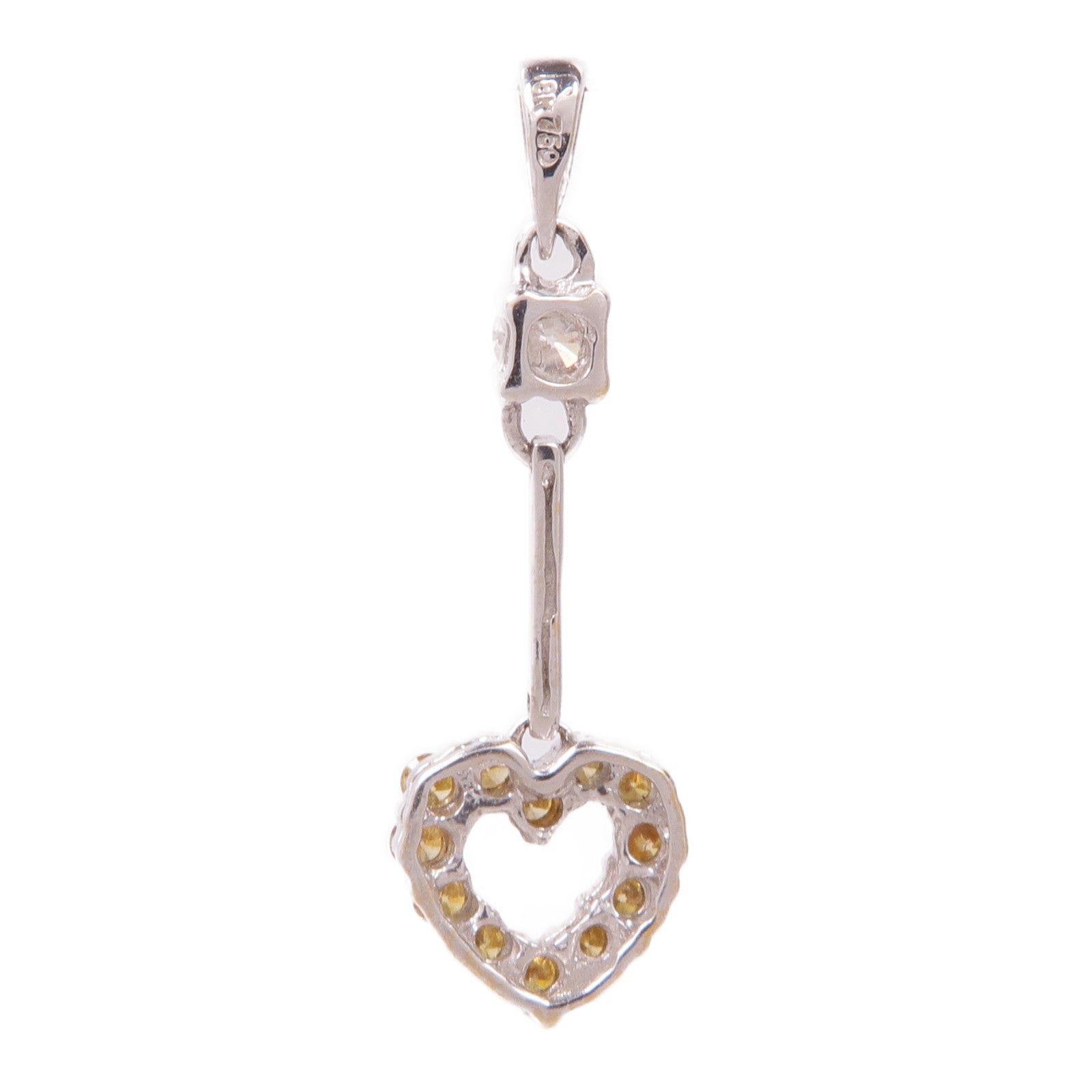 JEWELRY 【激減優惠】18K白金/黃金Diamond Pendant 鑽石吊墜