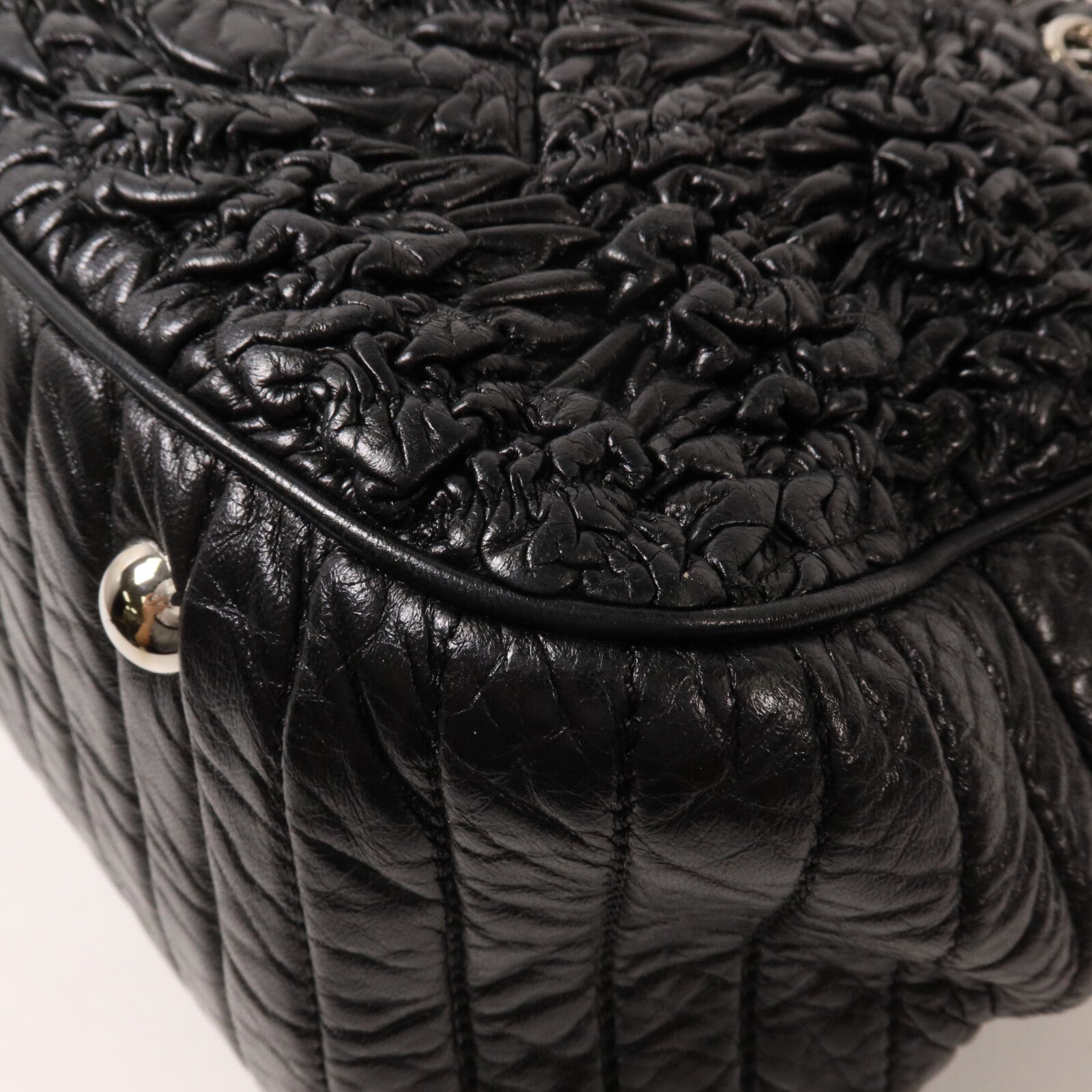 CHANEL 牛皮皮革Chain Shoulder Bag鏈帶肩背袋