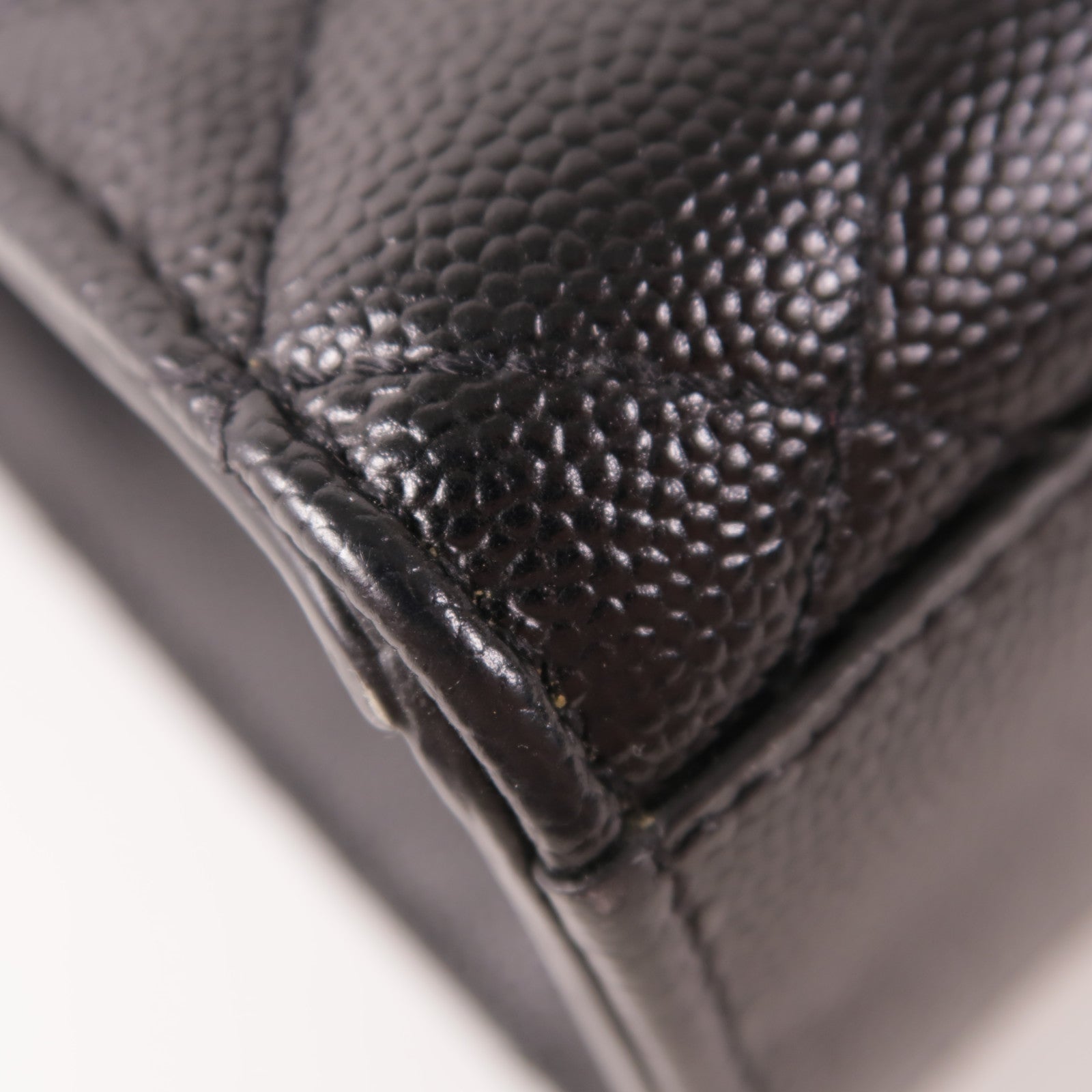YVES SAINT LAURENT 牛皮皮革Chain Shoulder銀扣肩背袋
