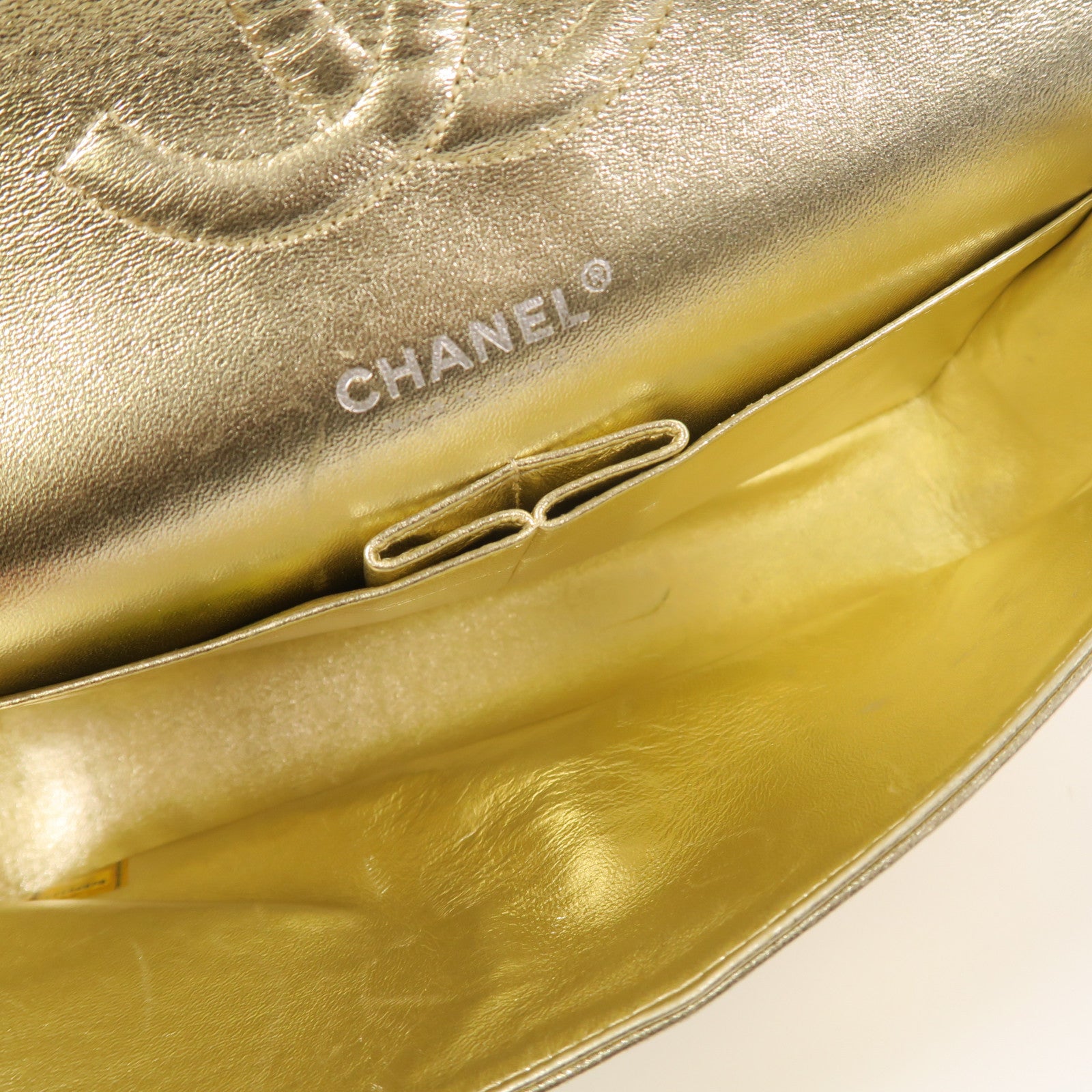 CHANEL 羊皮皮革Classic 25銀扣鏈帶肩背袋