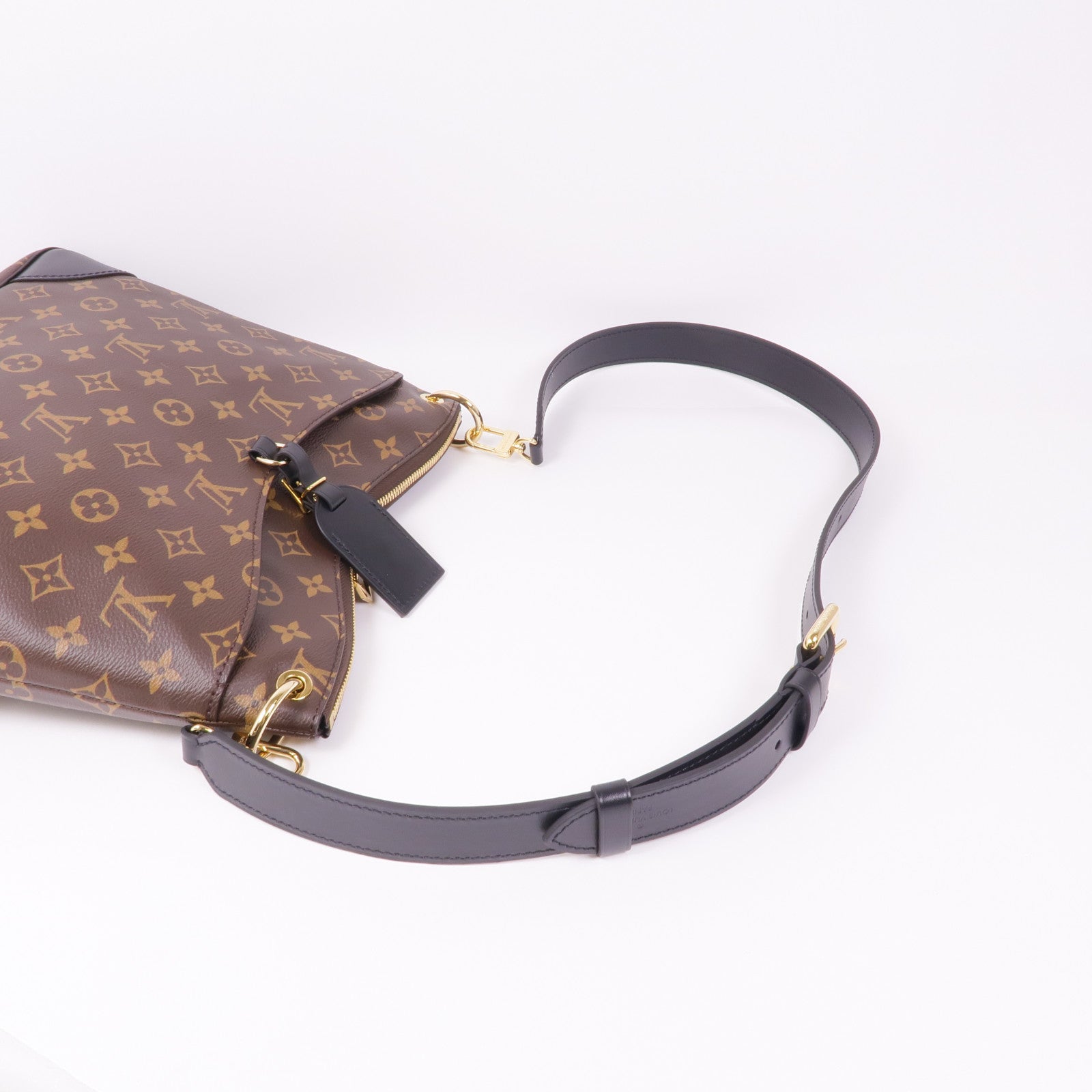 LOUIS VUITTON LV GHW Odeon MM Shoulder Bag M45352 Monogram Brown