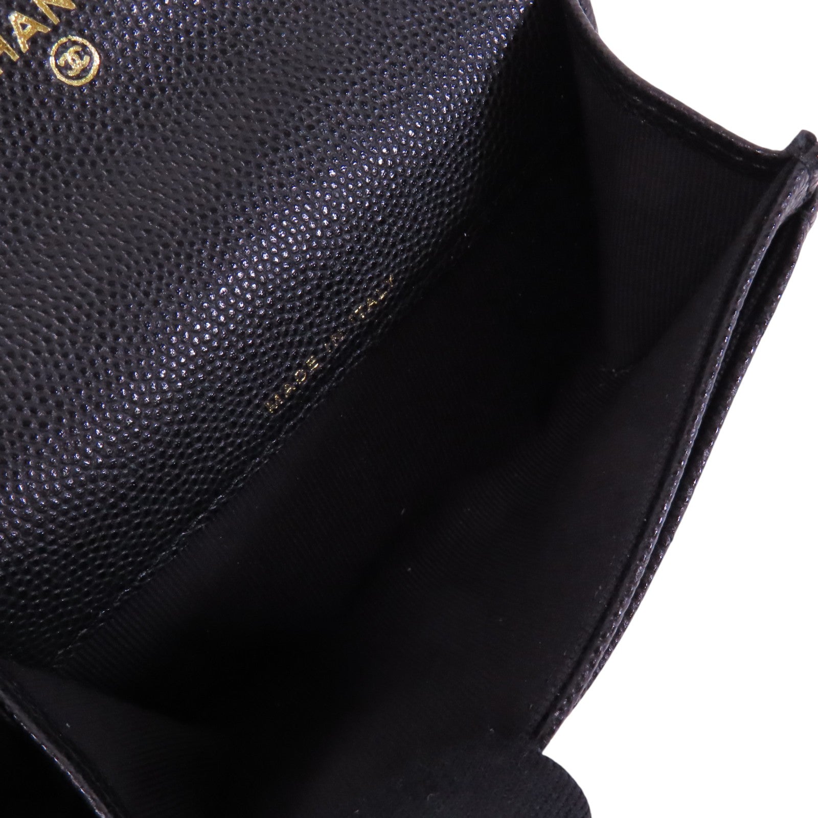 CHANEL 牛皮皮革Card Case金扣卡套