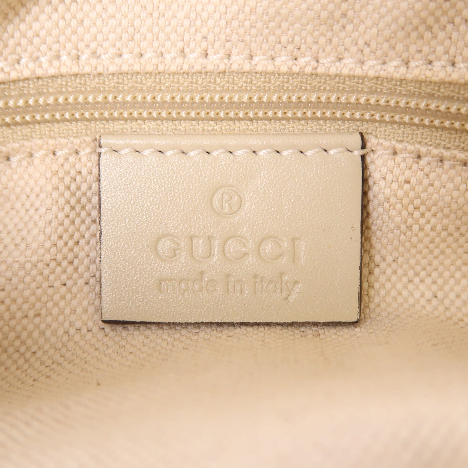GUCCI 帆布2 Way Shoulder銀扣手挽肩背兩用袋
