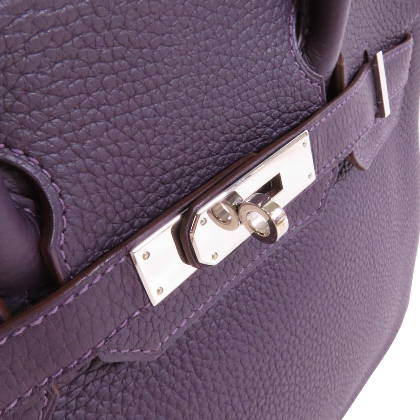 HERMES Togo皮革Birkin 30銀扣手挽袋