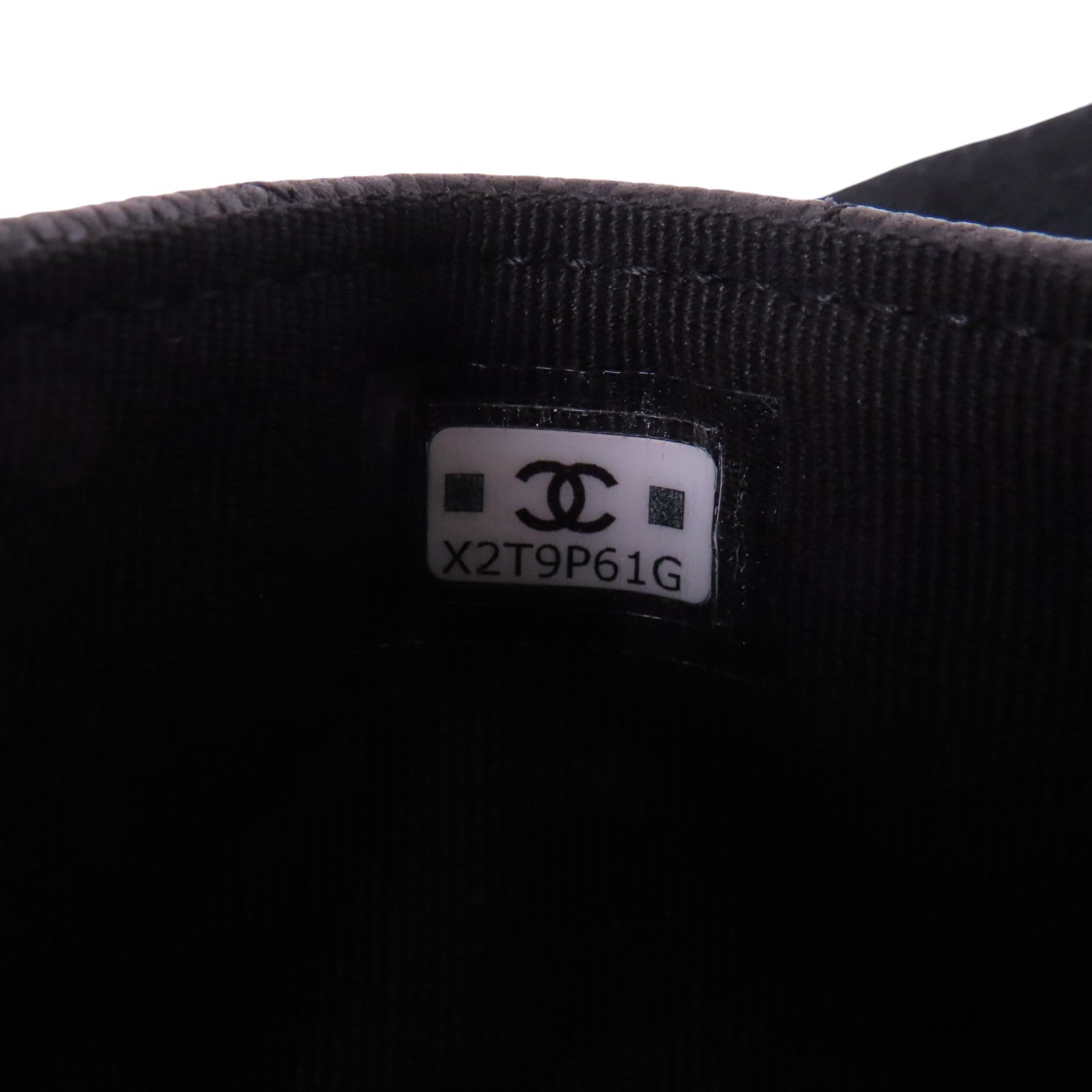 CHANEL 牛皮皮革Card Case金扣卡套