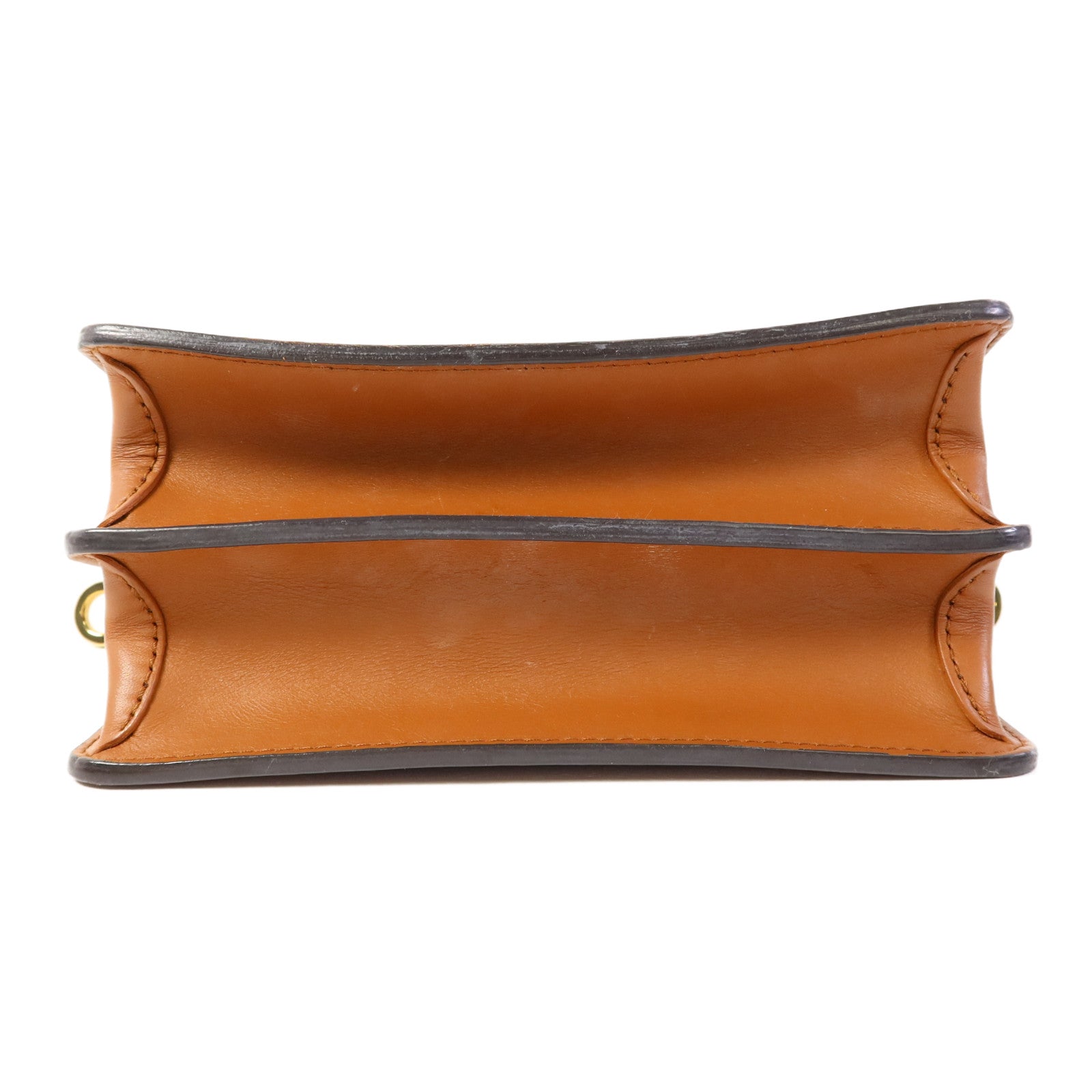 LOUIS VUITTON Monogram Reverse Mini Dauphine金扣肩背袋