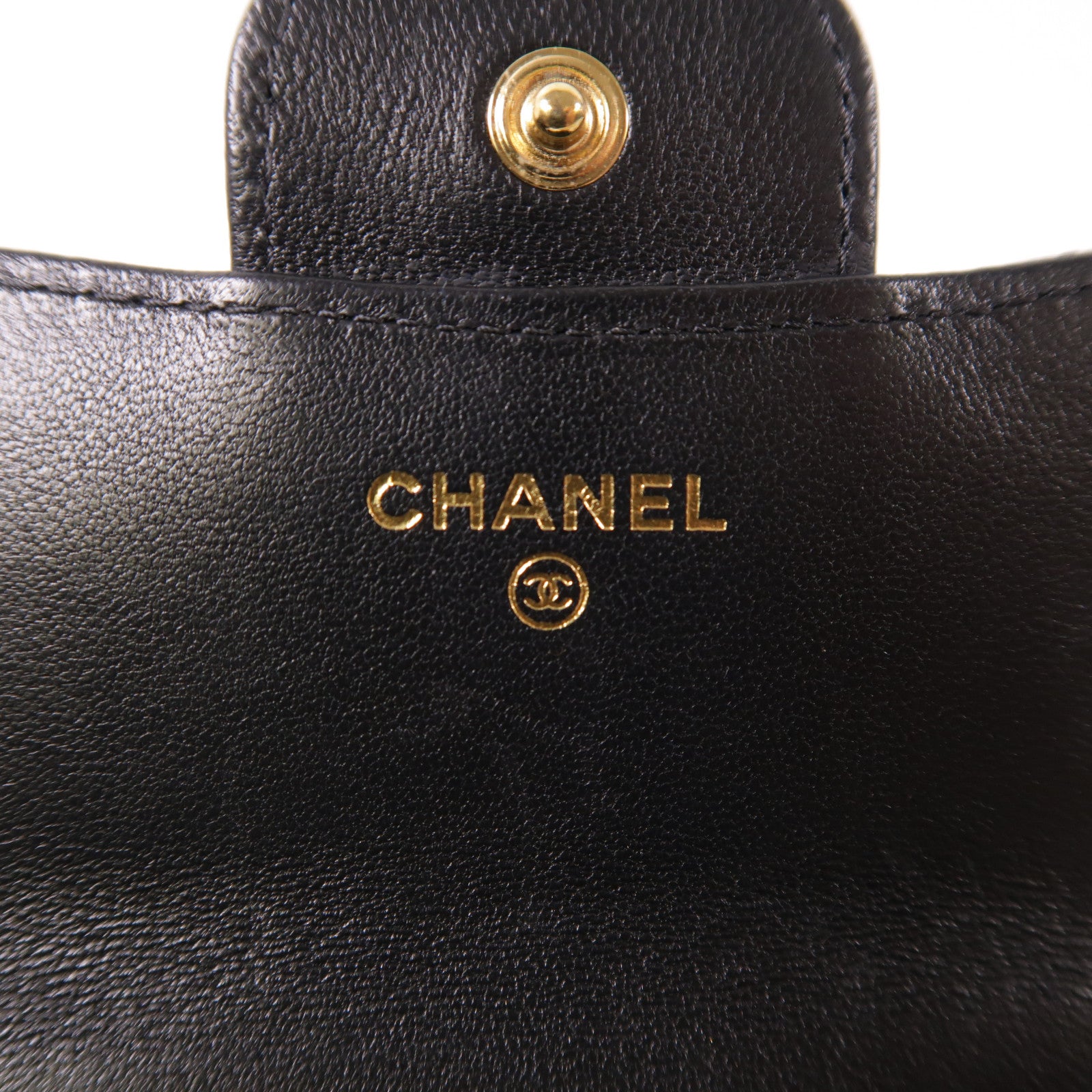 CHANEL 羊皮皮革Handle Mini Bag金扣鏈帶手挽肩背兩用袋