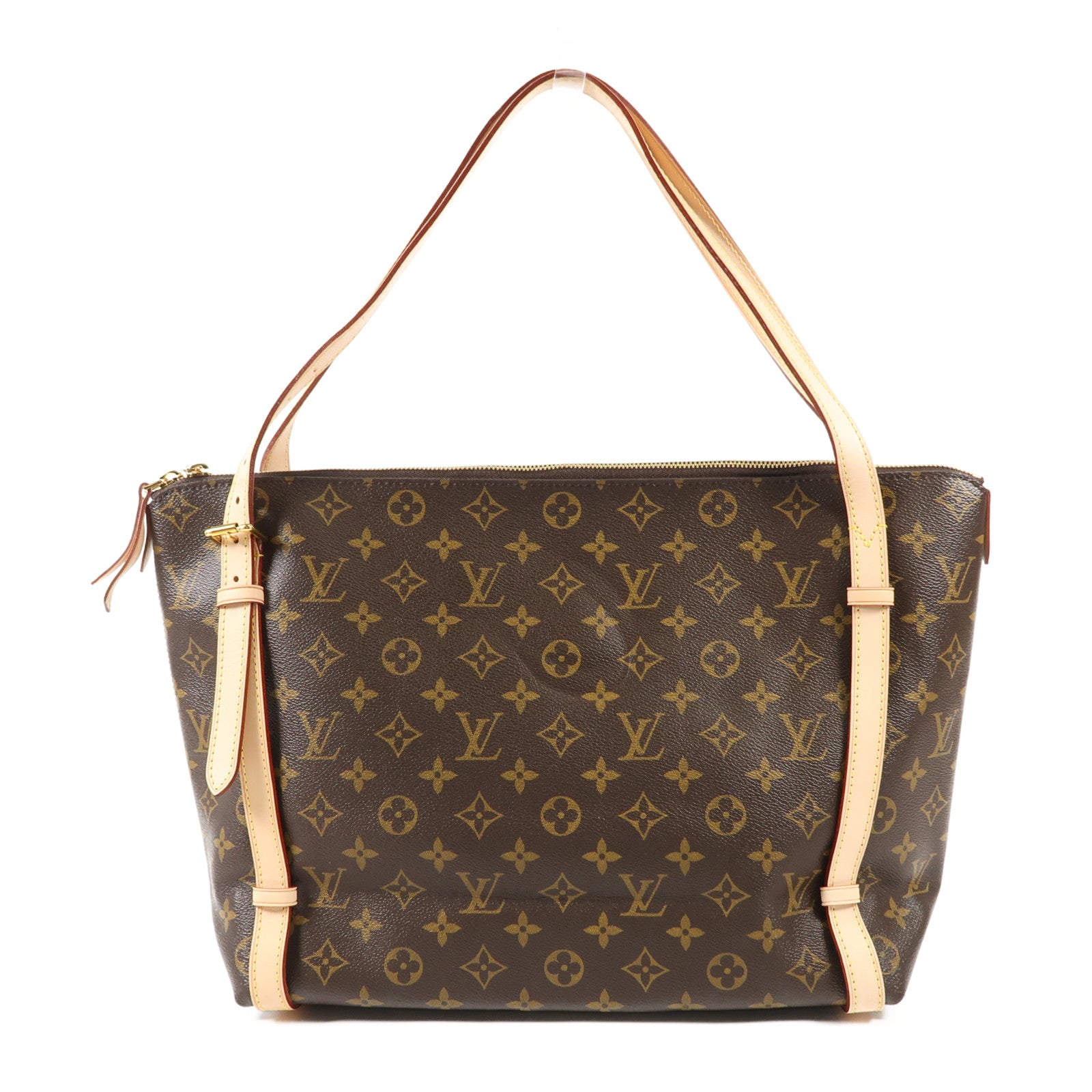 LOUIS VUITTON Monogram Tuileries金扣肩背袋棕色