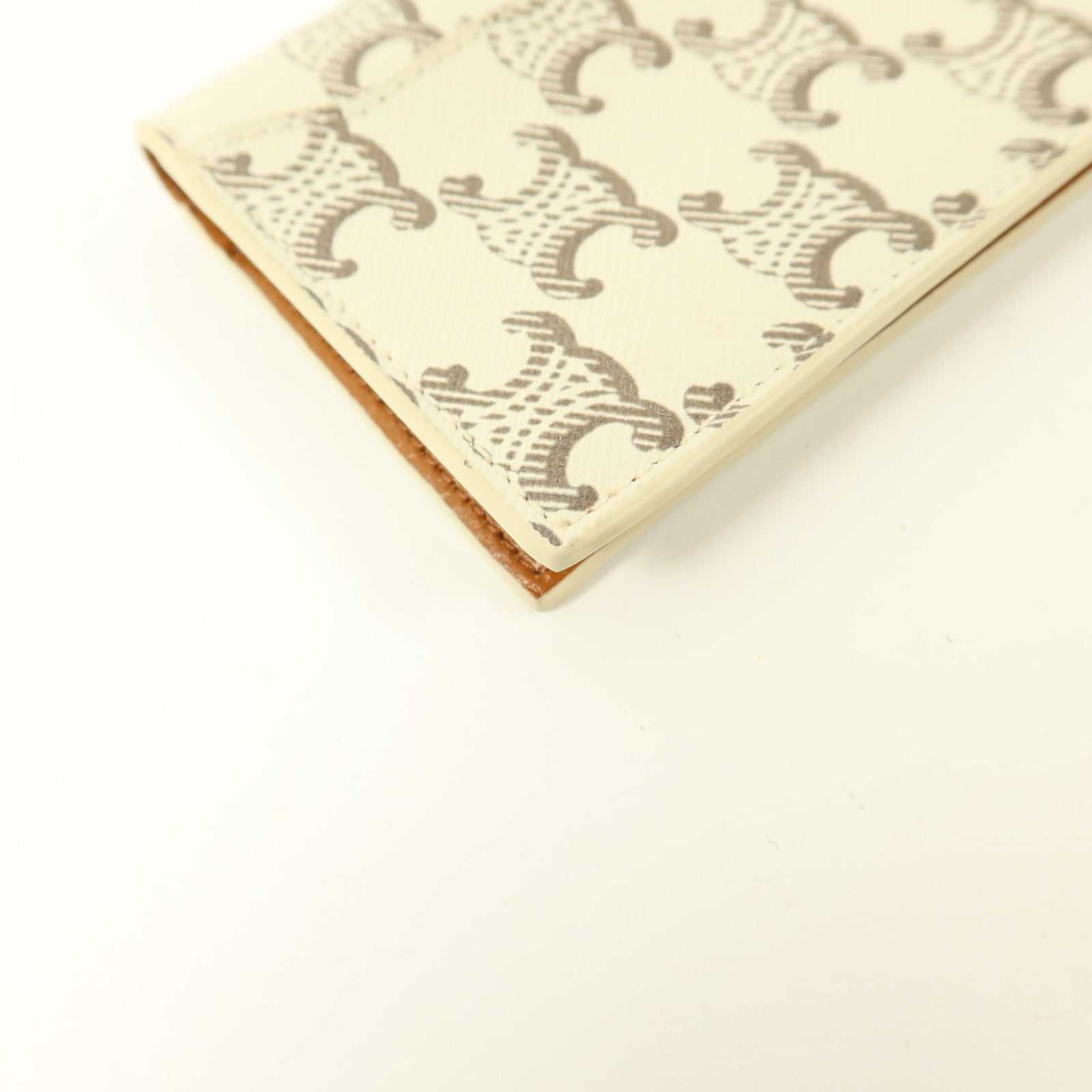 CELINE 塗層帆布Triomphe Card Holder卡片套