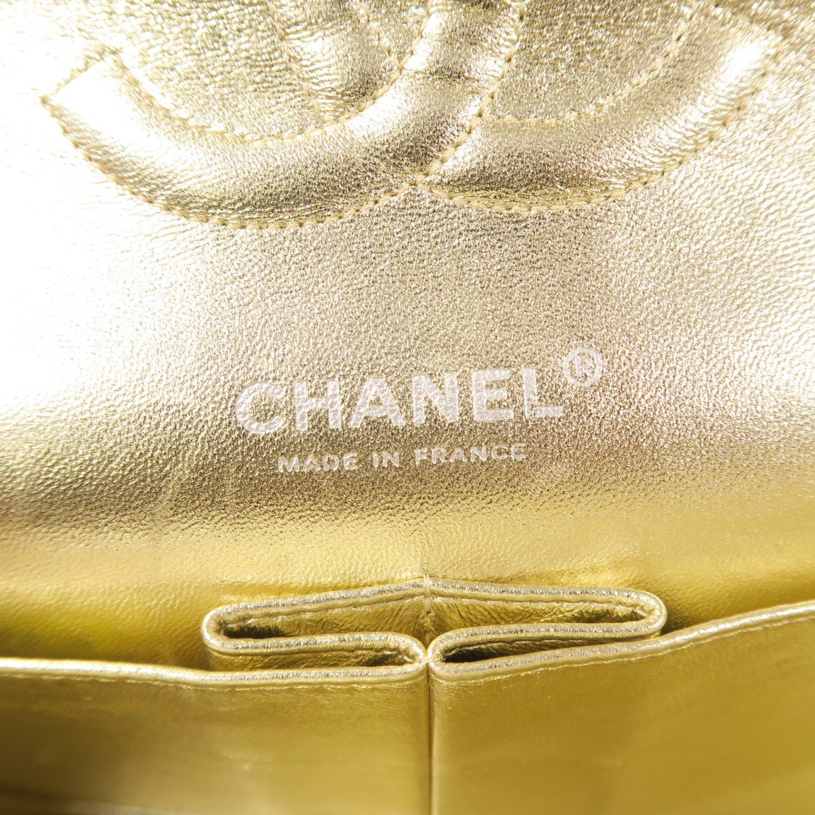 CHANEL 羊皮皮革Classic 25銀扣鏈帶肩背袋