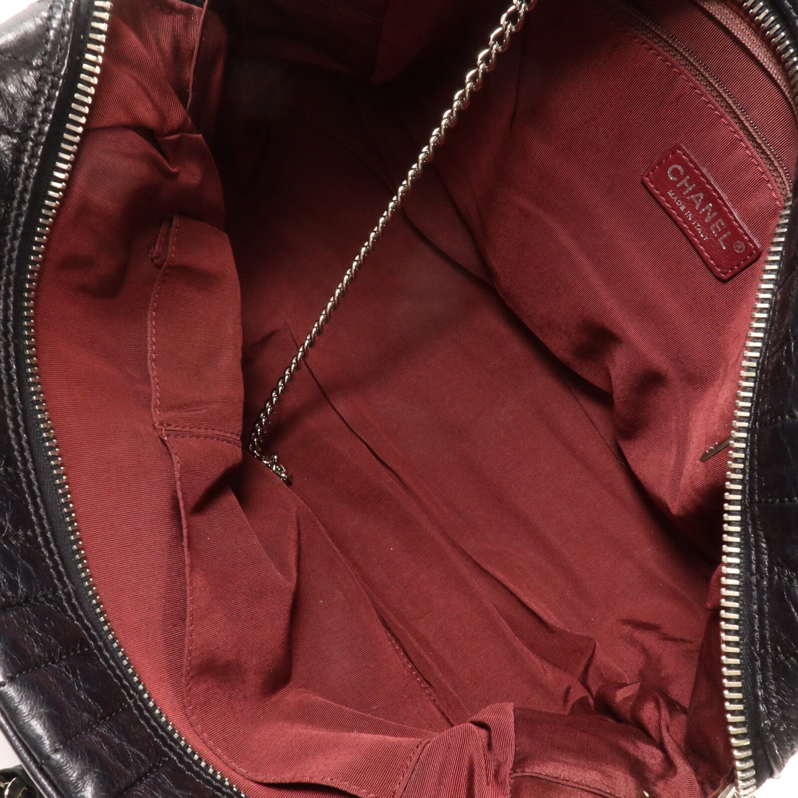 CHANEL 牛皮皮革Chain Shoulder Bag鏈帶肩背袋