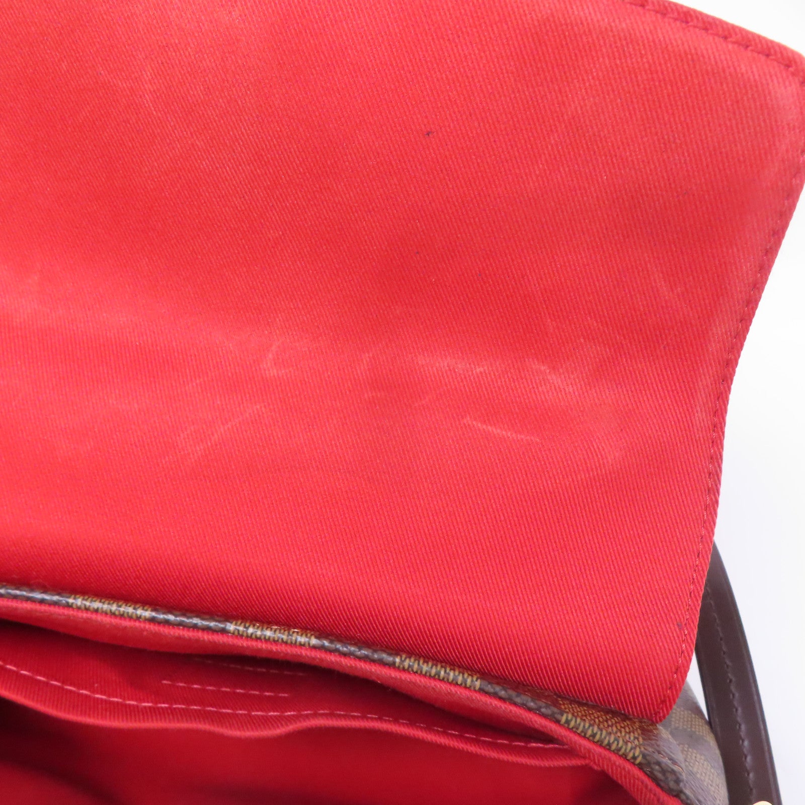 LOUIS VUITTON Damier Croisette金扣手挽肩背兩用袋